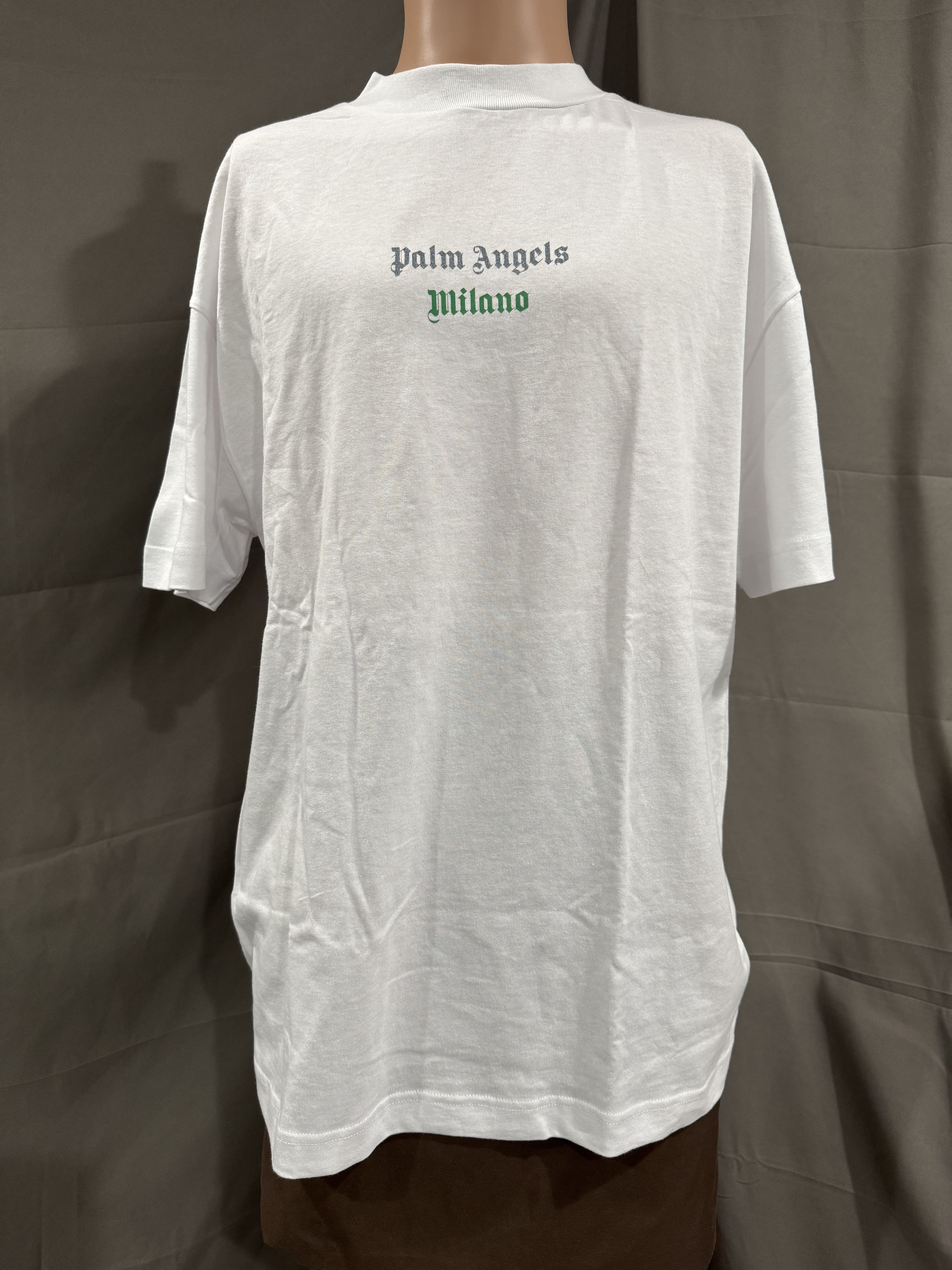 Palm Angels Palm Angels Milano Snake Tree White T-shirt Size Medium Size US M / EU 48-50 / 2 - 1 Thumbnail