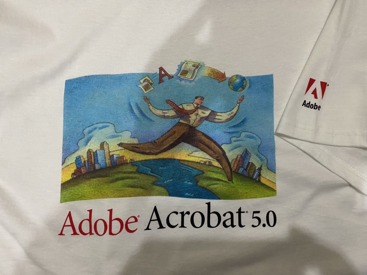 Vintage Adobe Acrobat 5.0 Size US M / EU 48-50 / 2 - 5 Thumbnail