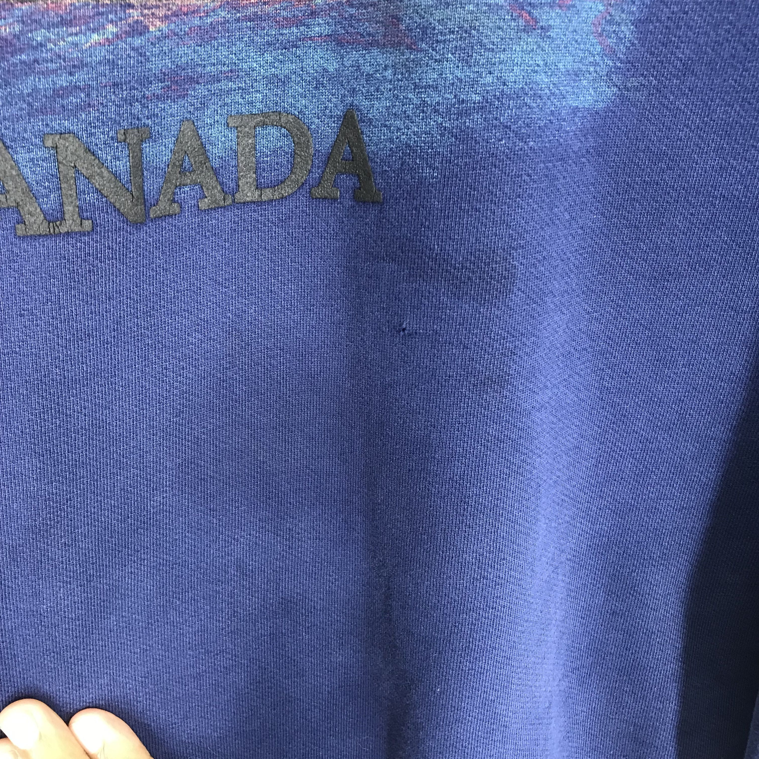 Canada West Vintage 90s Crossings Canada Blue Sweatshirt - 607 Size US L / EU 52-54 / 3 - 6 Thumbnail