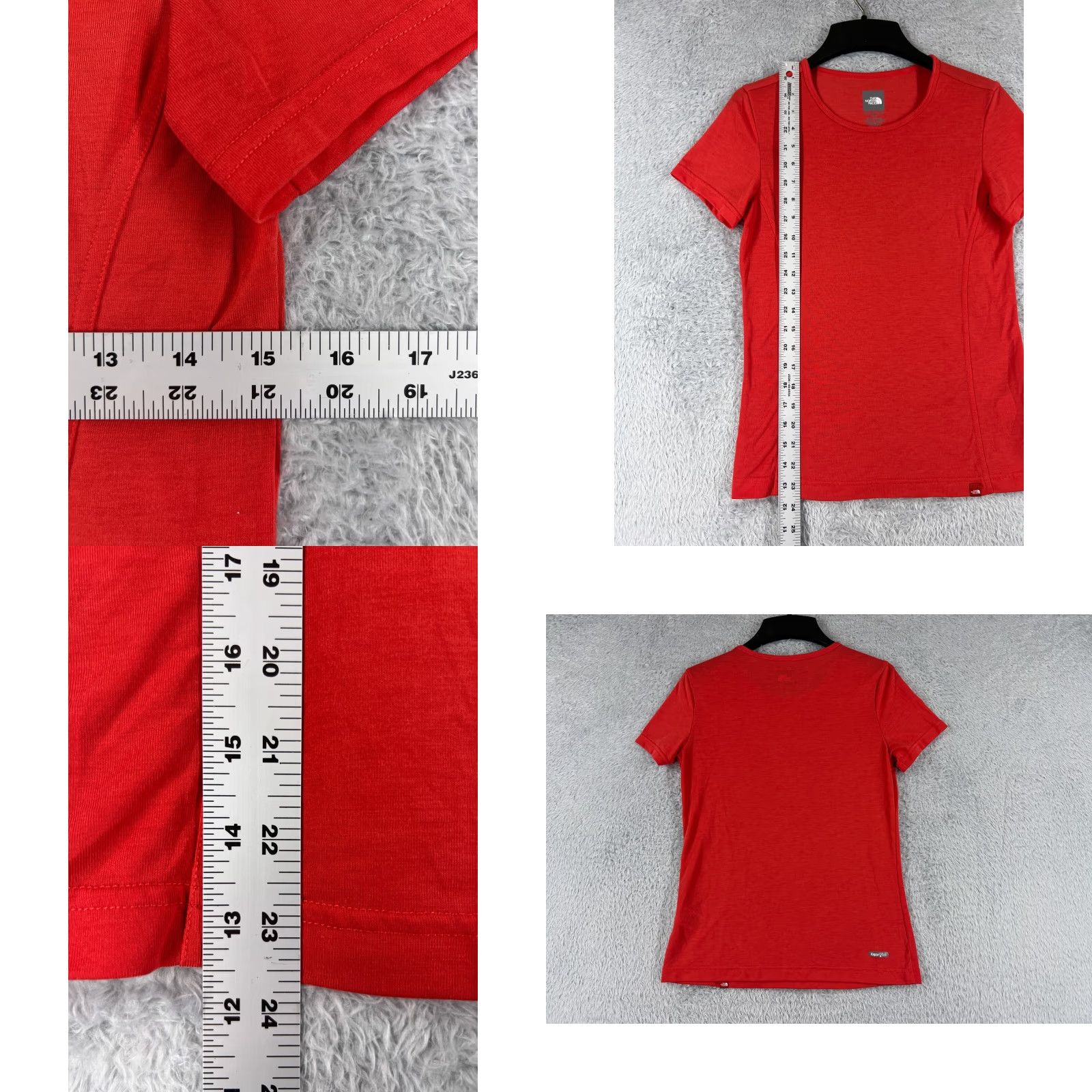 The North Face The North Face Shirt Women Small Red Short Sleeve Crew Vaporwick Polyester Size S / US 4 / IT 40 - 8 Thumbnail