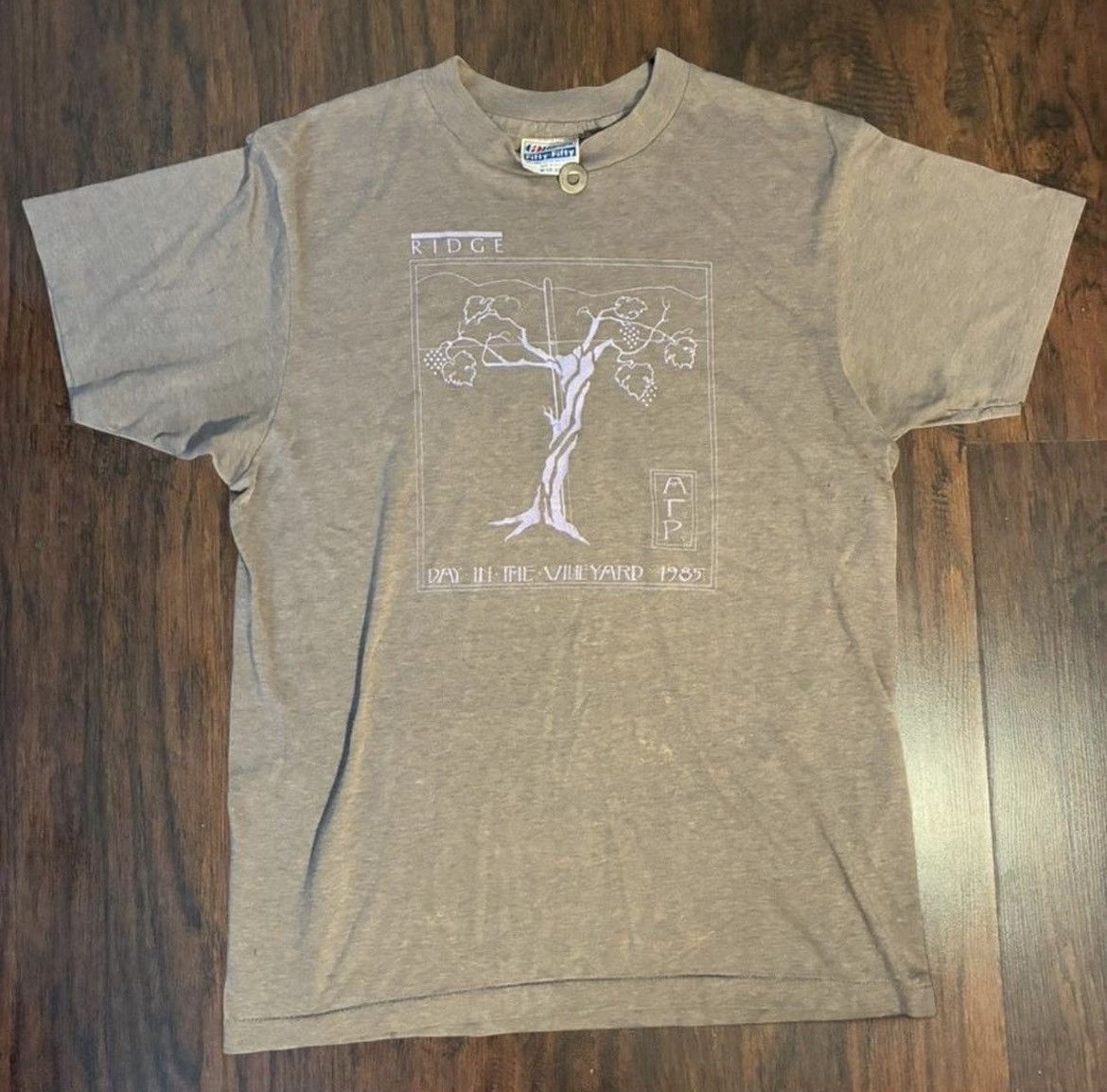 Vintage vintage 1985 Ridge Vineyard tee shirt Size US M / EU 48-50 / 2 - 1 Thumbnail
