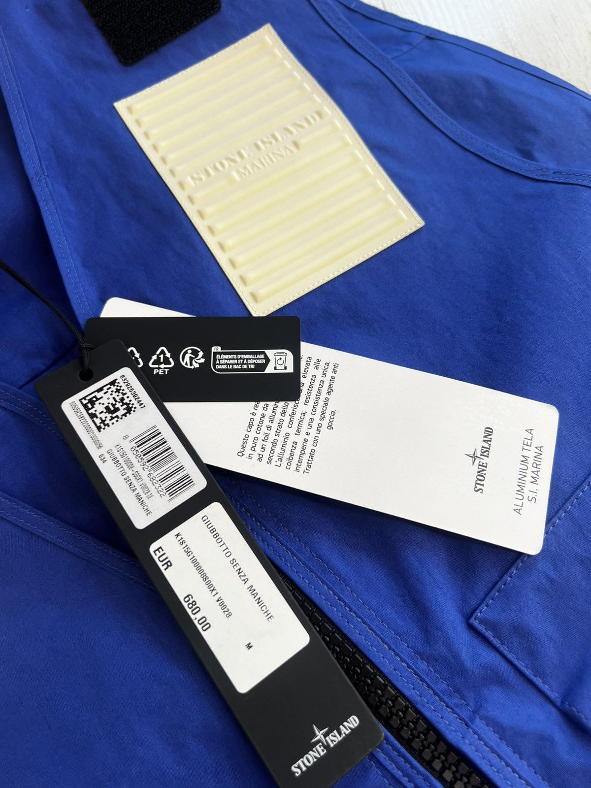 Stone Island Stone Island Marina Aluminium Tela Vest Size M Cotton New Size US M / EU 48-50 / 2 - 10 Thumbnail