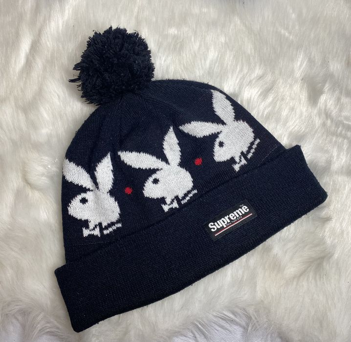 Supreme best sale playboy beanie