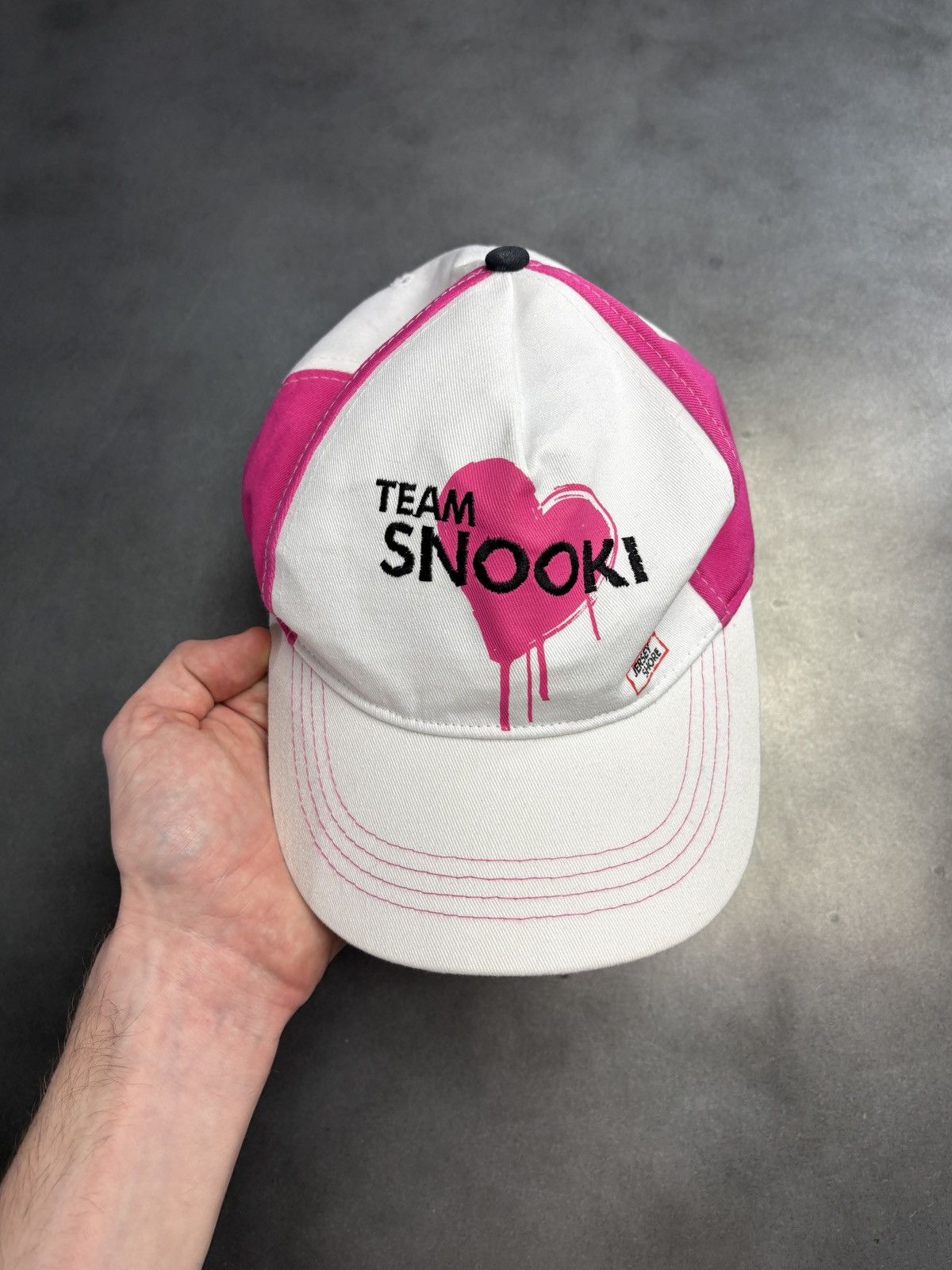 Vintage Vintage Jersey Shore Team Snooki Hat Trucker Audigier Hardy Size ONE SIZE - 4 Thumbnail