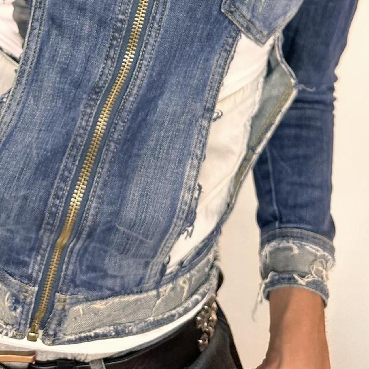 Other ASTROBOI* Blue Deconstructed Denim Jacket - Medium Size M / US 6-8 / IT 42-44 - 4 Thumbnail