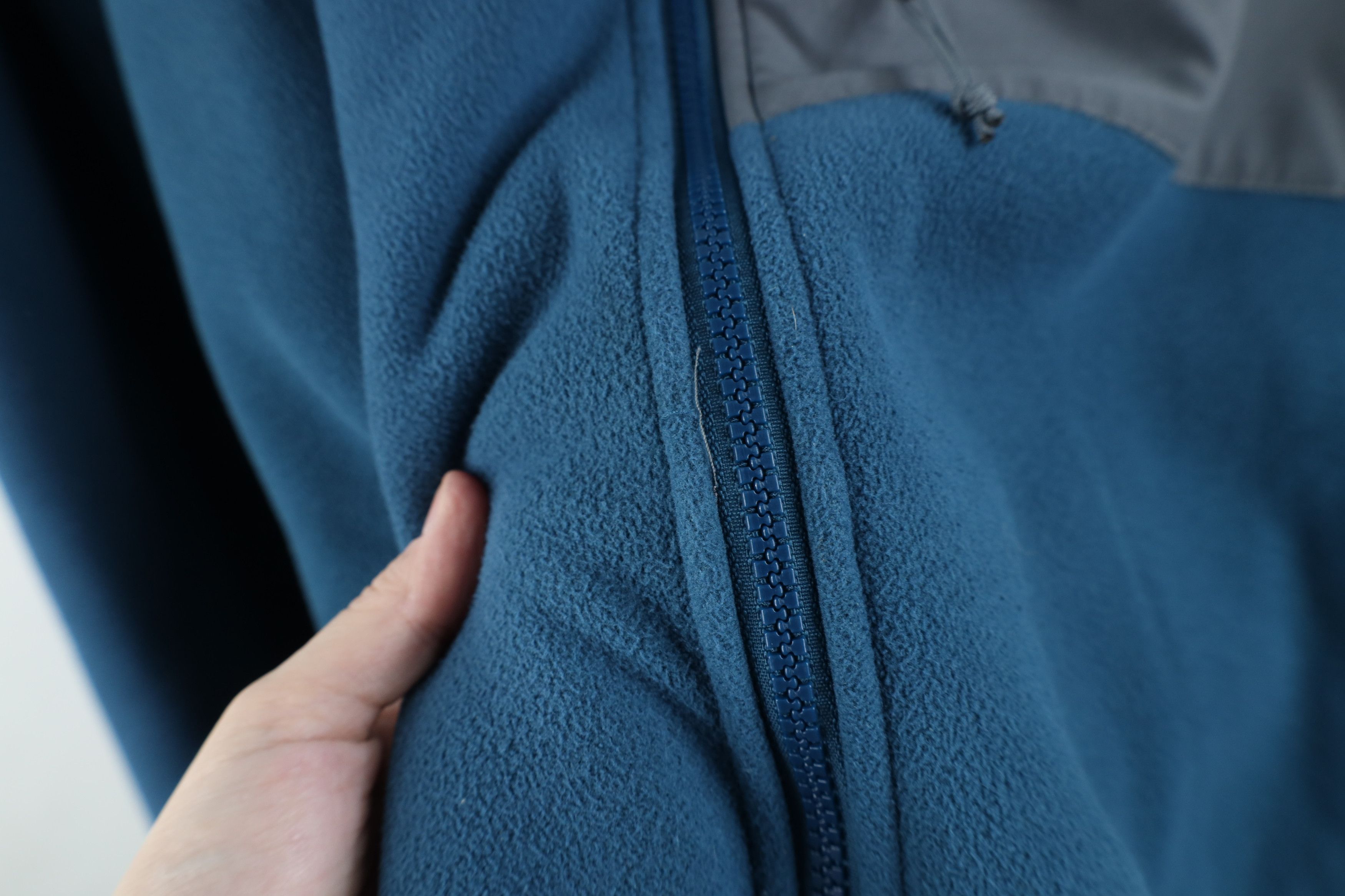 The North Face × Vintage Vintage The North Face Deep Pile Fleece Lined Jacket Blue Size US XL / EU 56 / 4 - 6 Thumbnail