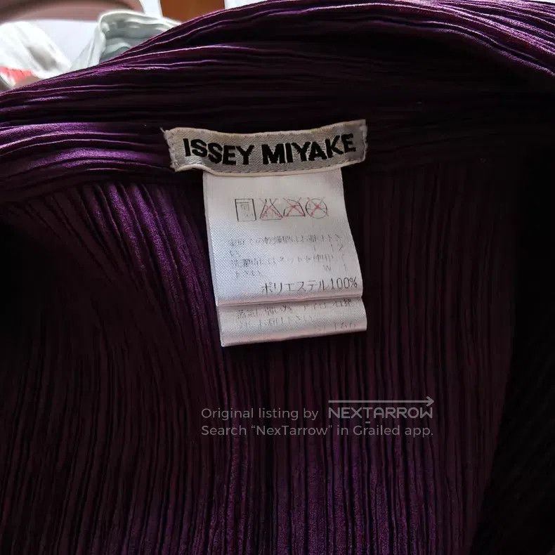 Issey Miyake Issey Miyake Toothpick Pleated Coat Top Size M / US 6-8 / IT 42-44 - 3 Thumbnail