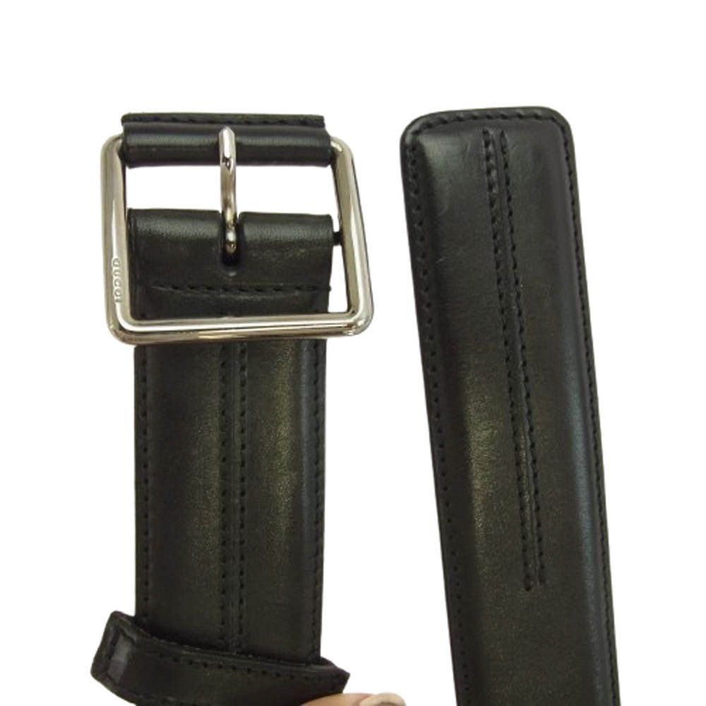 Gucci Leather Silver Buckle Belt Size ONE SIZE - 2 Thumbnail