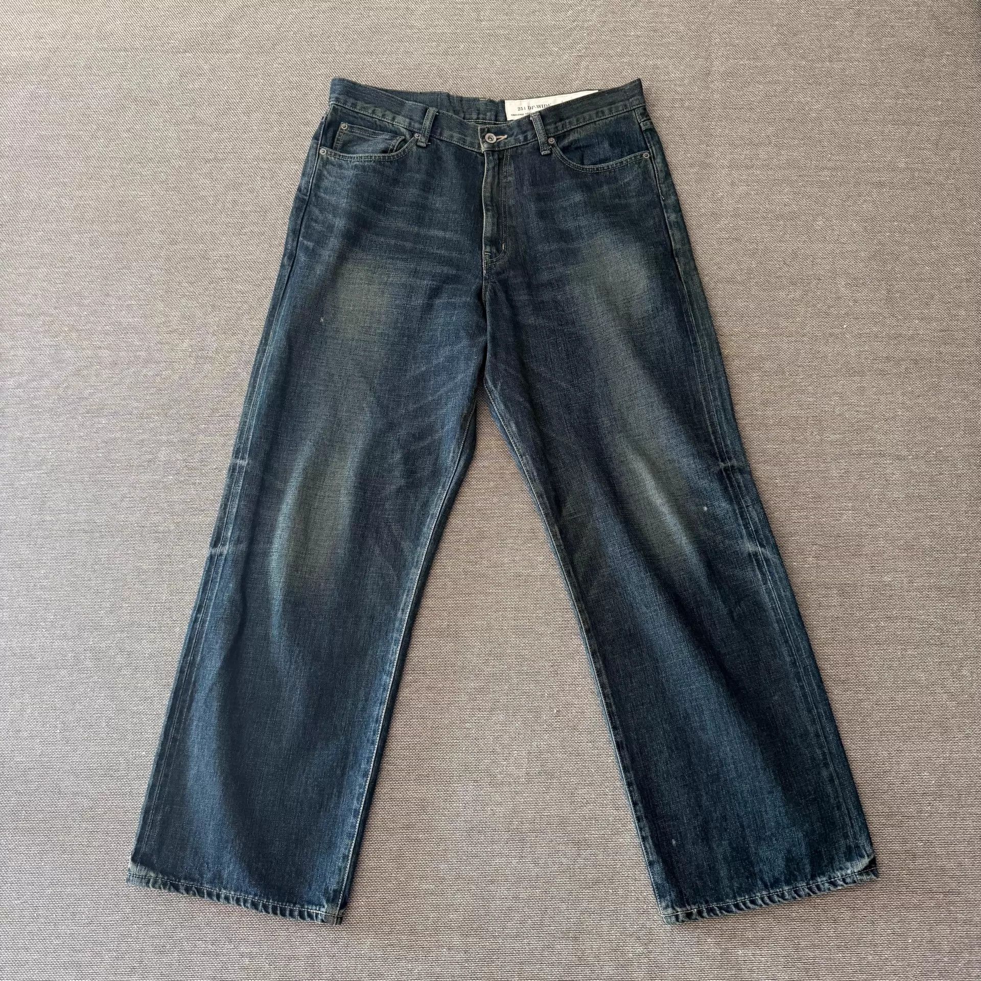 Neighborhood Neighborhood 25ss Dp-Wide Washed Distressed Jeans Size L Size US 34 / EU 50 - 2 Thumbnail