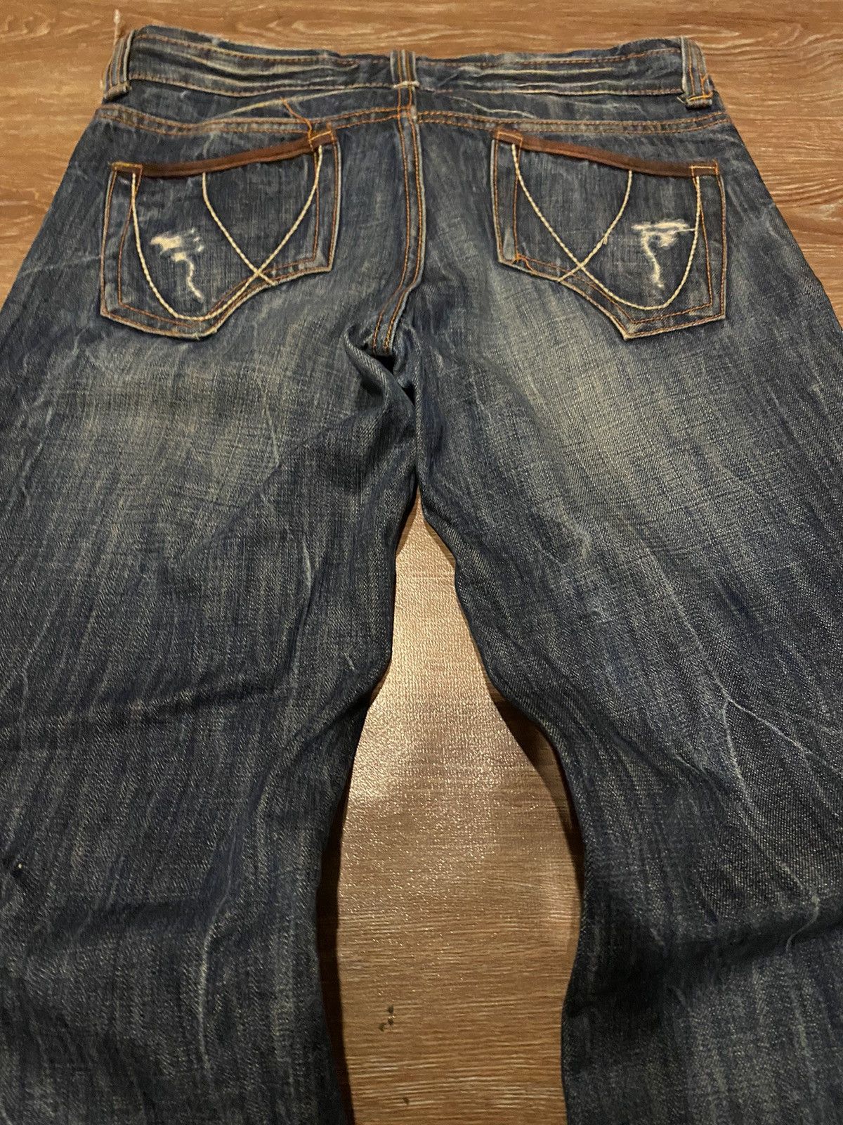 Japanese Brand Flare jeans Red 🌶️ pepeper Boot Cit Size 30" / US 8 / IT 44 - 3 Thumbnail
