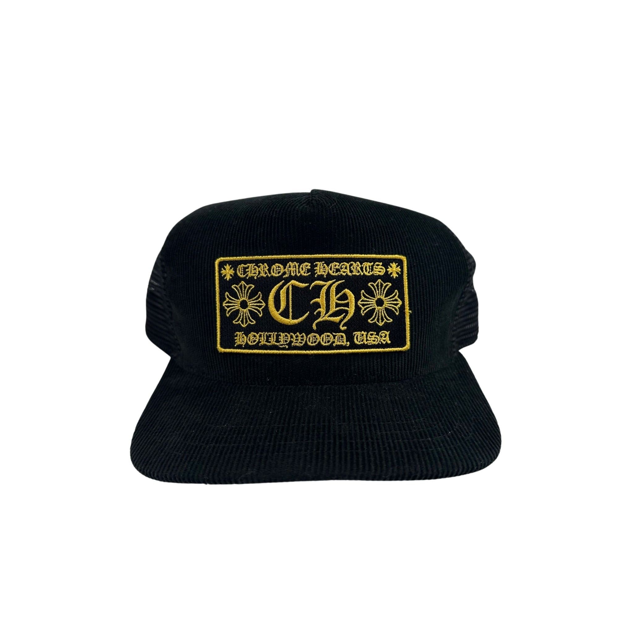 Chrome Hearts CH Corduroy Trucker Hat Size ONE SIZE - 1 Thumbnail