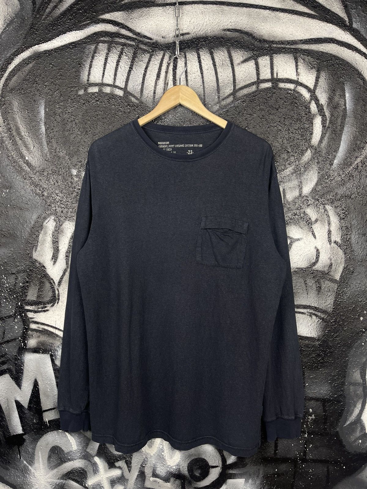 Maharishi Maharishi Hemp Organic Cotton L/S Pocket T-Shirt Men’s Size US L / EU 52-54 / 3 - 2 Thumbnail