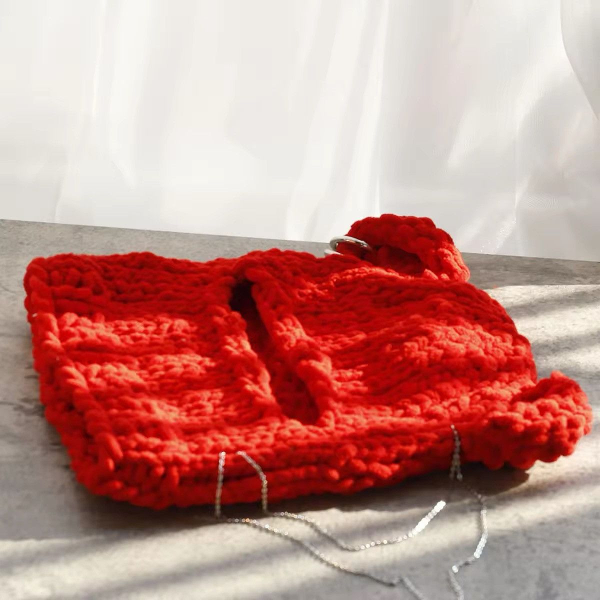 Japanese Brand Handmade Full Face Bear Ears Crochet Knitted Balaclava Hat Size ONE SIZE - 8 Thumbnail
