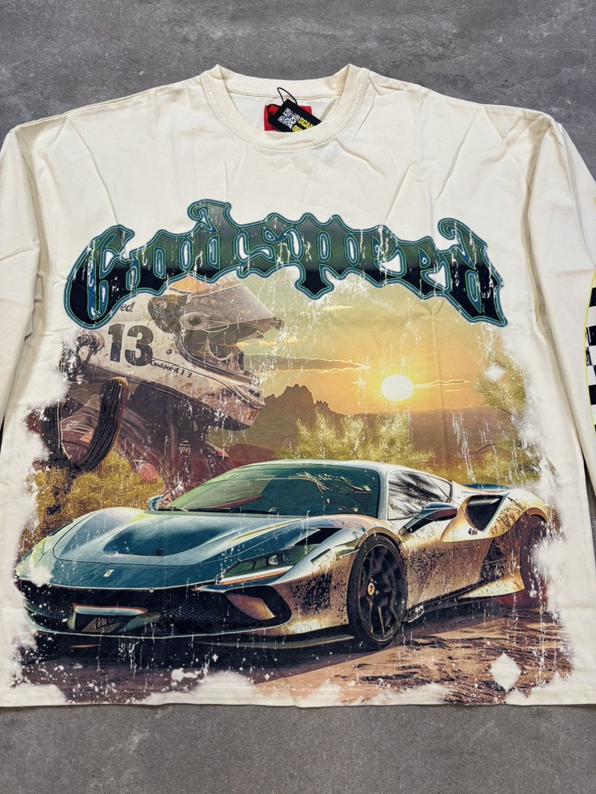Godspeed Godspeed Sunset Drift Longsleeve, Bone Size US S / EU 44-46 / 1 - 4 Thumbnail