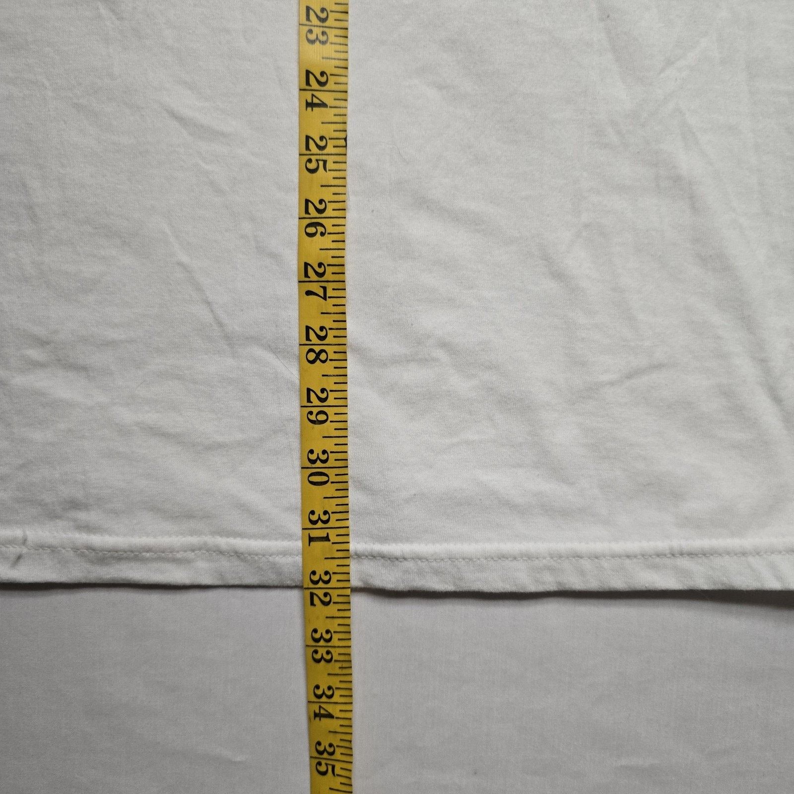 Jerzees Vintage Blank Shirt 2XL White Cotton Crewneck Solid Tee Size US XXL / EU 58 / 5 - 6 Thumbnail