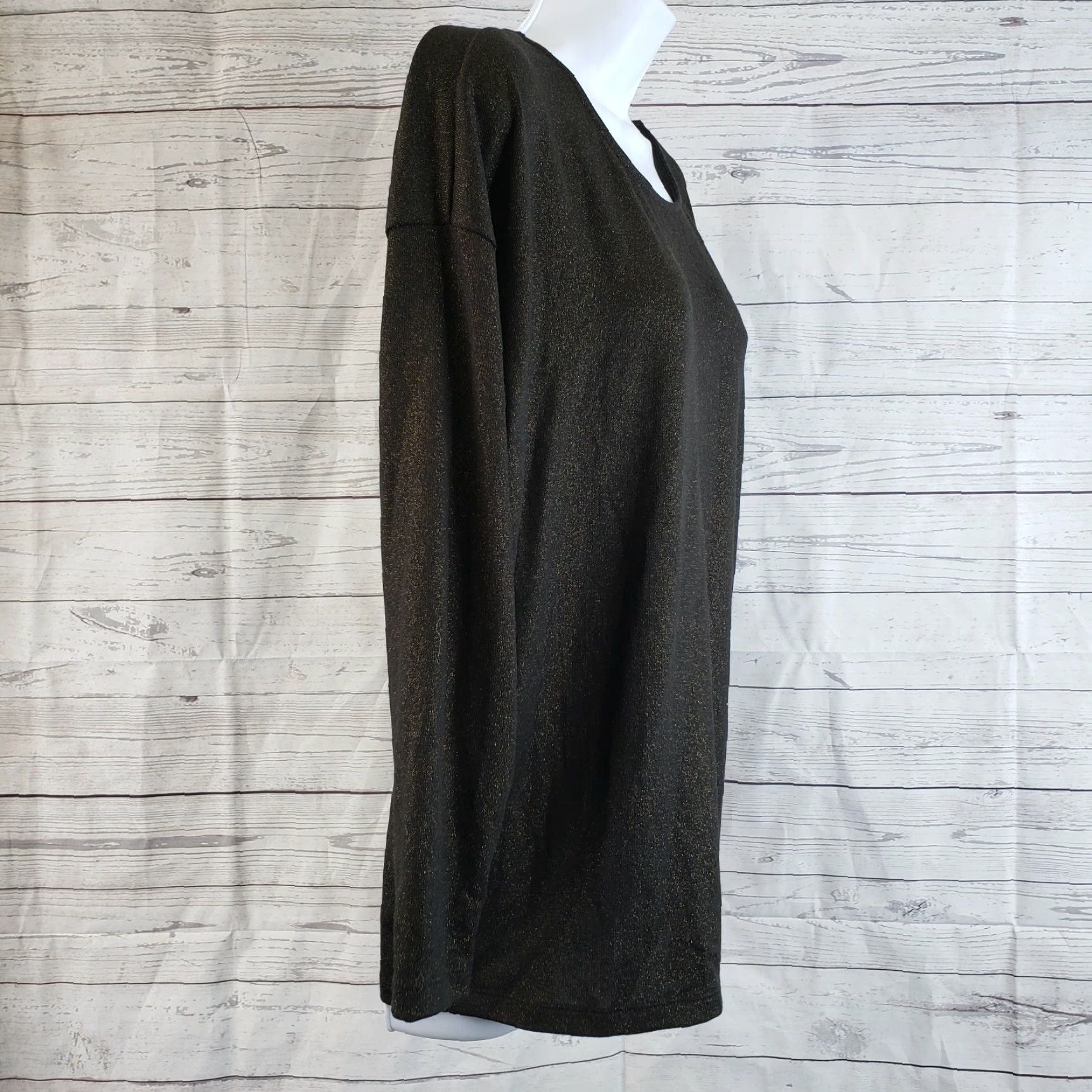 Vintage Bobeau Pullover Sweater Shirt Woman Black Medium Long Sleeve Vintage No (adjusted?) Size M / US 6-8 / IT 42-44 - 2 Thumbnail