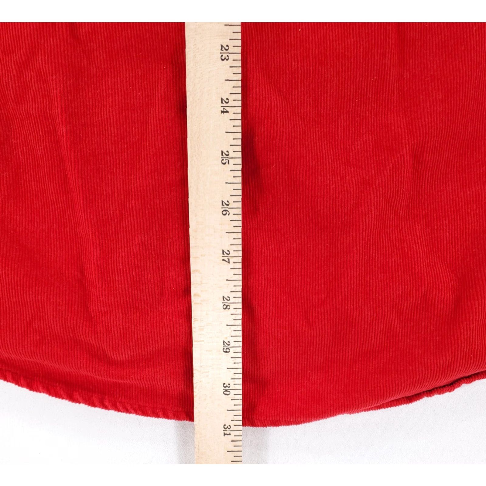 Eddie Bauer VINTAGE Eddie Bauer Pinwale Corduroy Button Down Shirt Red Mens L Size US L / EU 52-54 / 3 - 5 Thumbnail