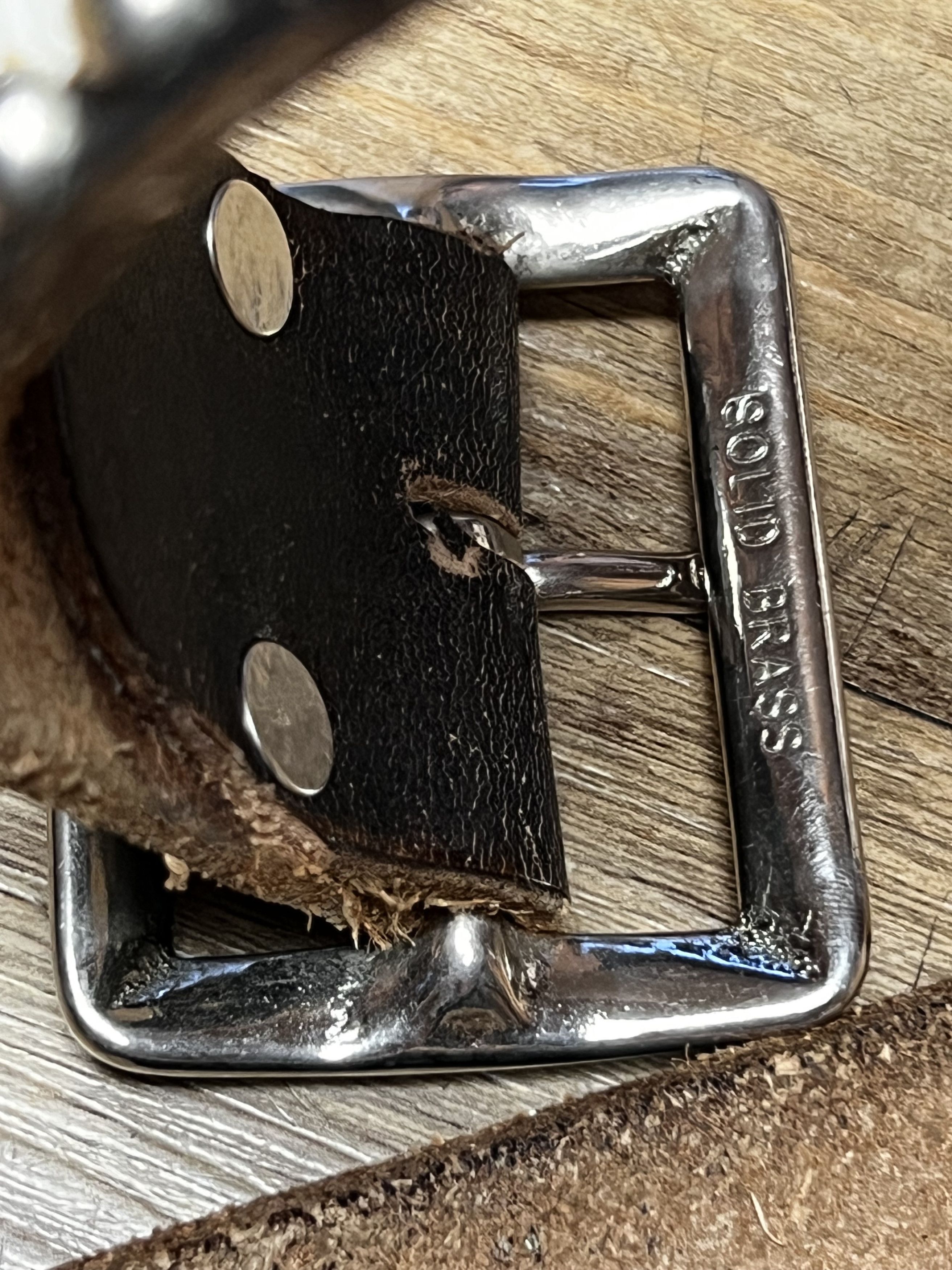 Hollywood Trading Company Vintage HTC Hollywood Trading Co. Style Hand Studded Belt Size 30 - 6 Thumbnail