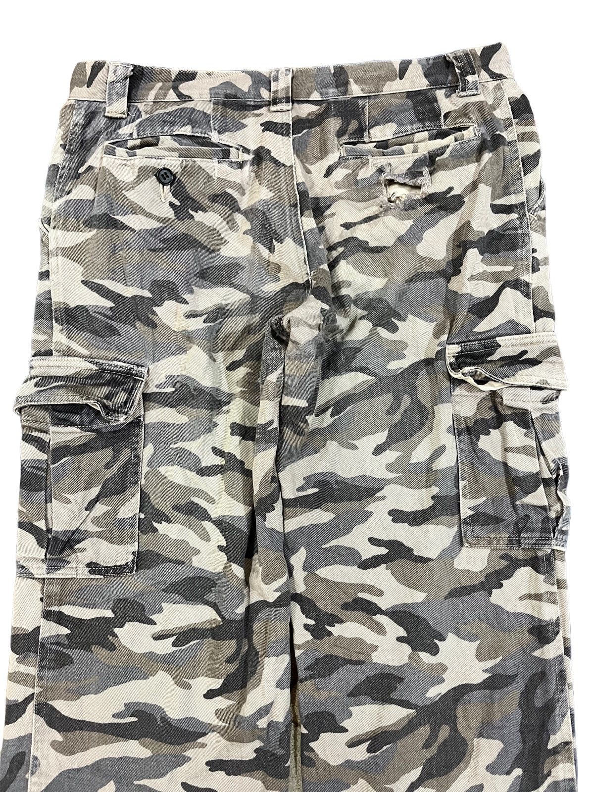 Boycott Vintage Boycott Army Cameo Cargo Denim Size US 33 - 7 Thumbnail