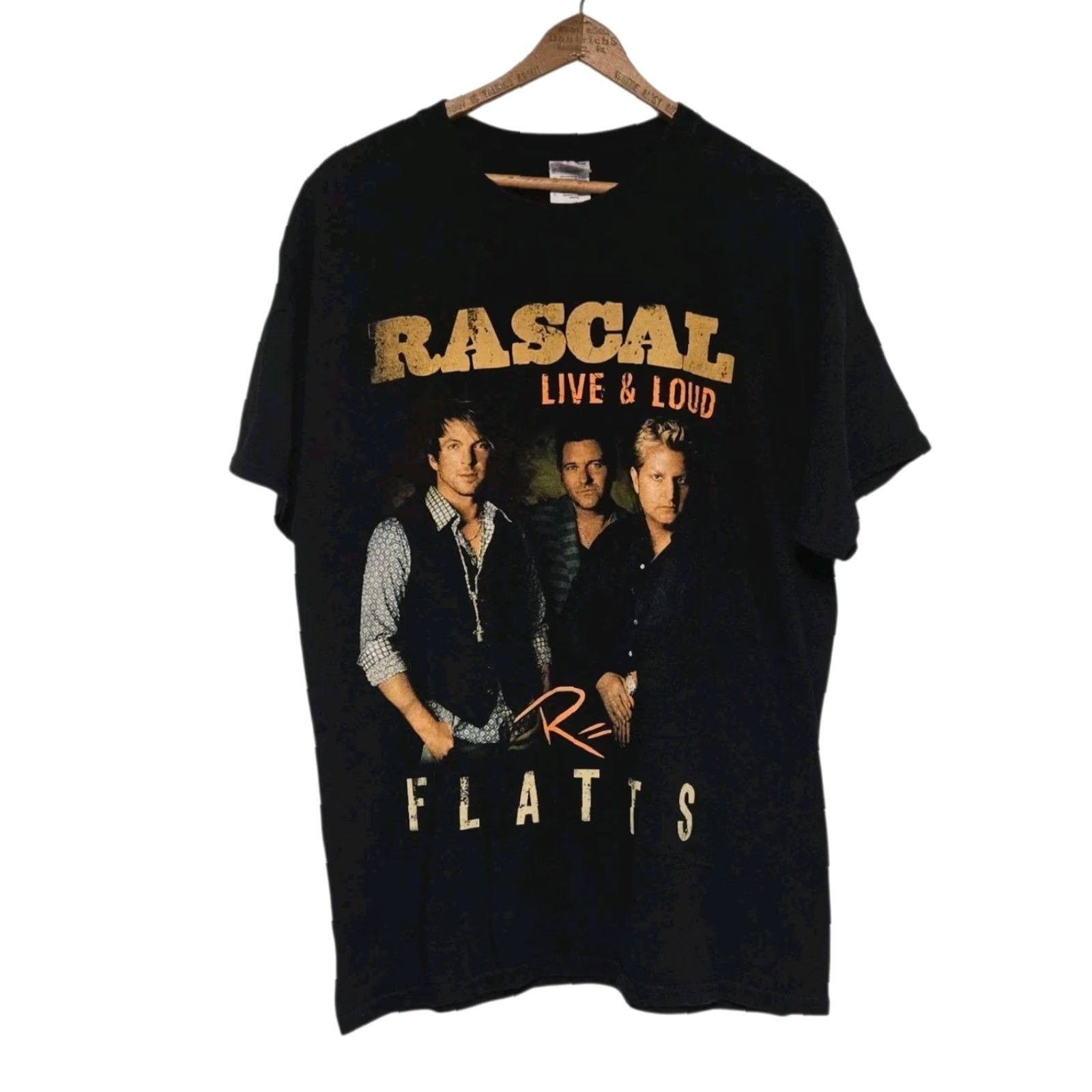 Vintage Rascal Flatts Live & Loud Tour T Shirt L Black Men Shirt Music Concert 2013 Rascal Flatts Tour Size US L / EU 52-54 / 3 - 5 Thumbnail