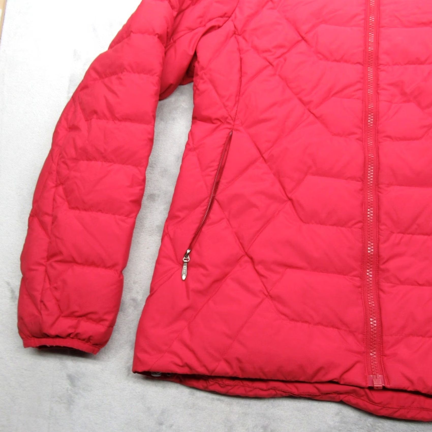 Vintage REI Co-op Down Jacket Womens Red Goose Puffer Lightweight Insulated Coat Winter Size M / US 6-8 / IT 42-44 - 3 Thumbnail