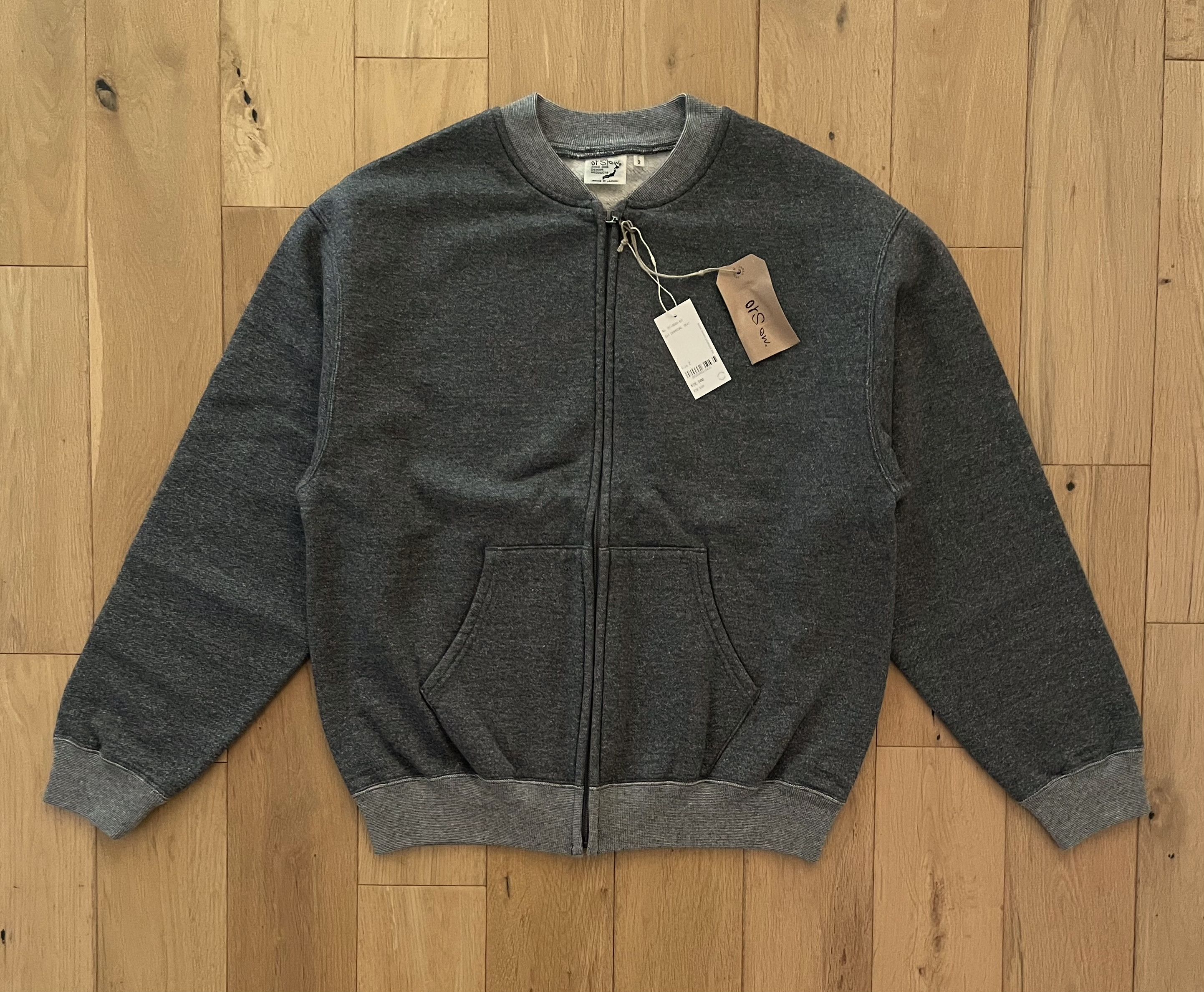 Orslow orSlow Densely Woven Zip Sweatshirt Charcoal Grey Size 2 Size US M / EU 48-50 / 2 - 1 Thumbnail