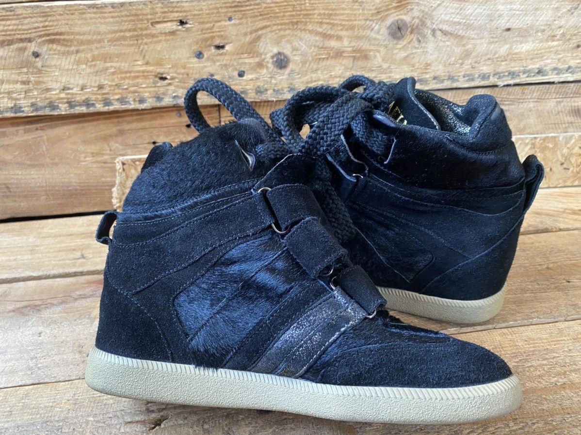 Isabel Marant Serafini platform wedge suede boots, like isabel marant 37 Size US 7 / IT 37 - 14 Thumbnail