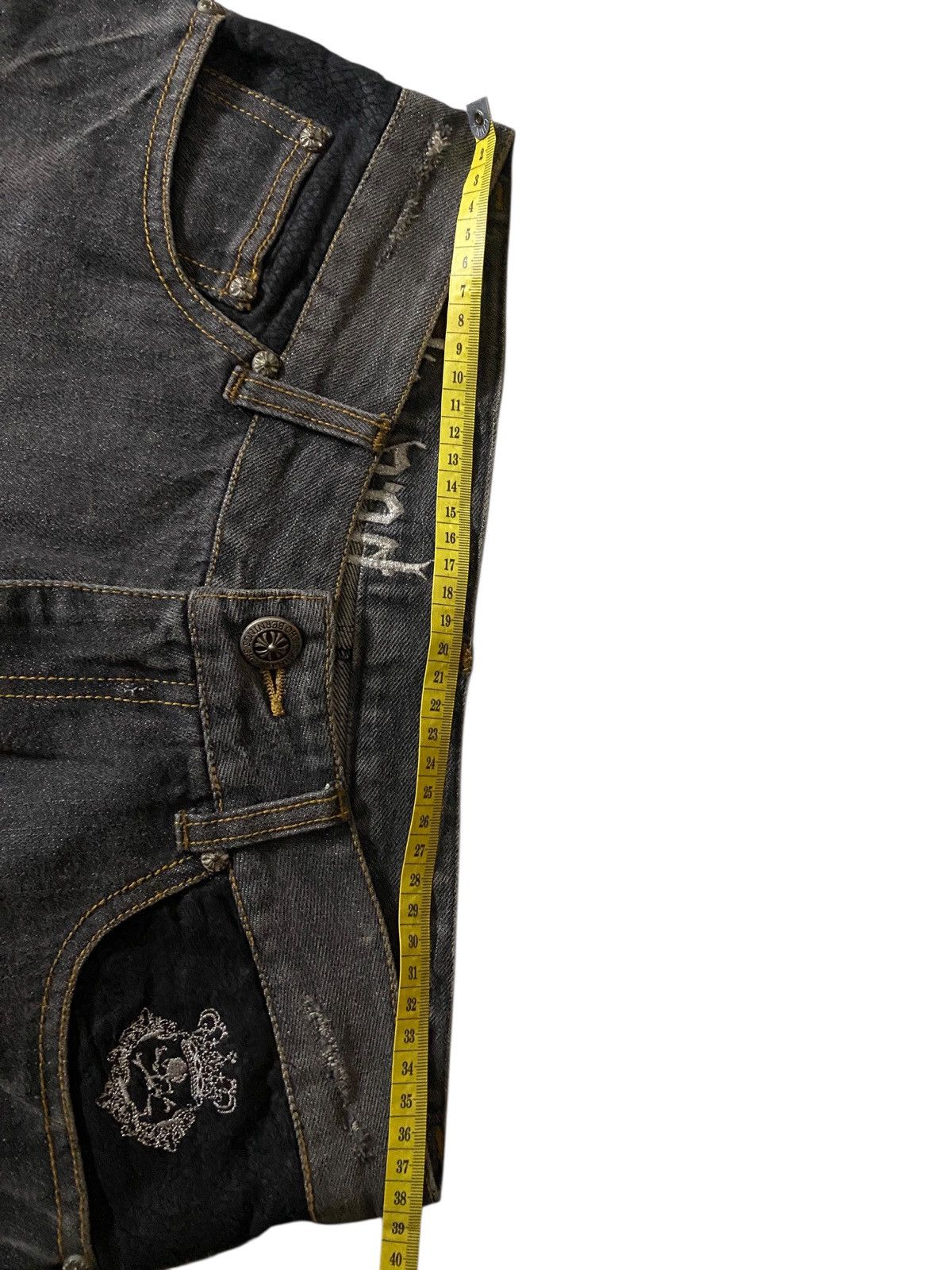 If Six Was Nine Bernings Sho Clawmark Tribal Flared Jeans Size US 28 / EU 44 - 12 Thumbnail
