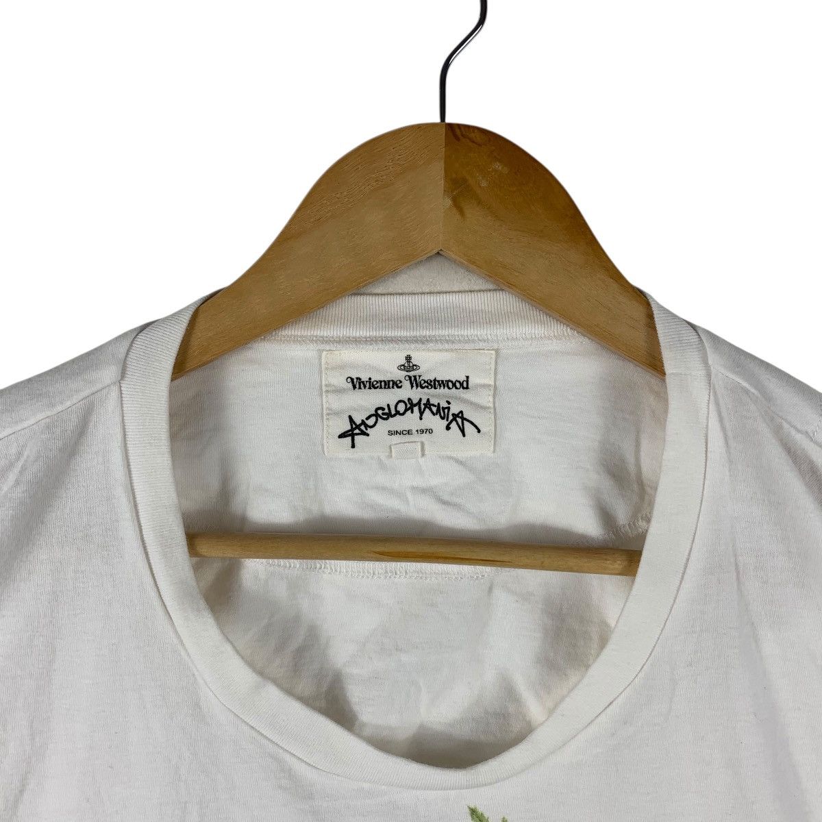 Vivienne Westwood Vivienne Westwood Anglomania White Rose Graphic Tee Size US M / EU 48-50 / 2 - 5 Thumbnail