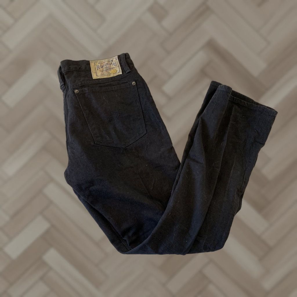 Ralph Lauren Ralph Lauren Blue Label Madison Black Wash Denim Jeans Women's 31 Bootcut Size 24" / US 00 / IT 34 - 1 Thumbnail