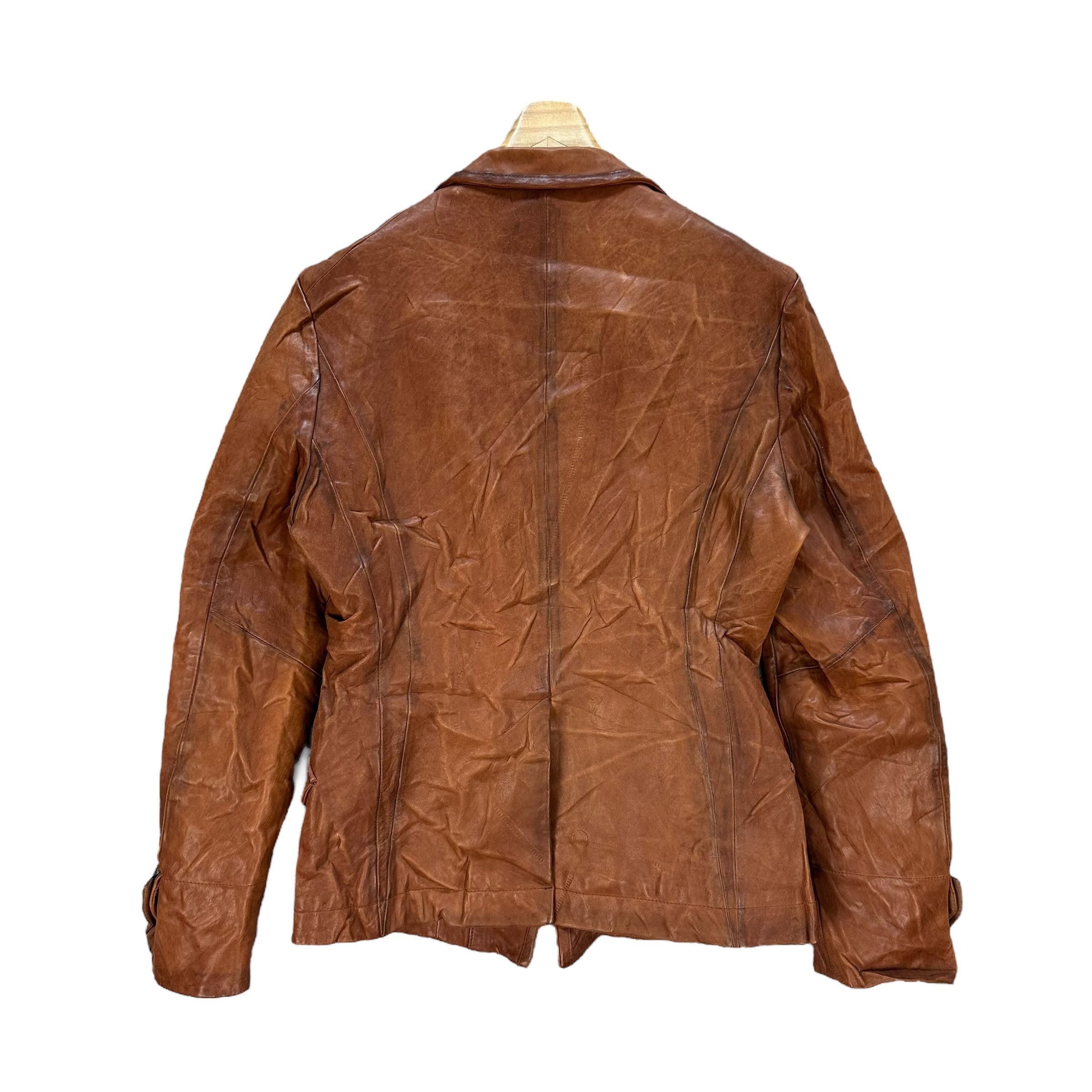 PPFM PPFM Cowhide Casual Leather Jacket Blazers #A65-1547 Size US S / EU 44-46 / 1 - 13 Thumbnail