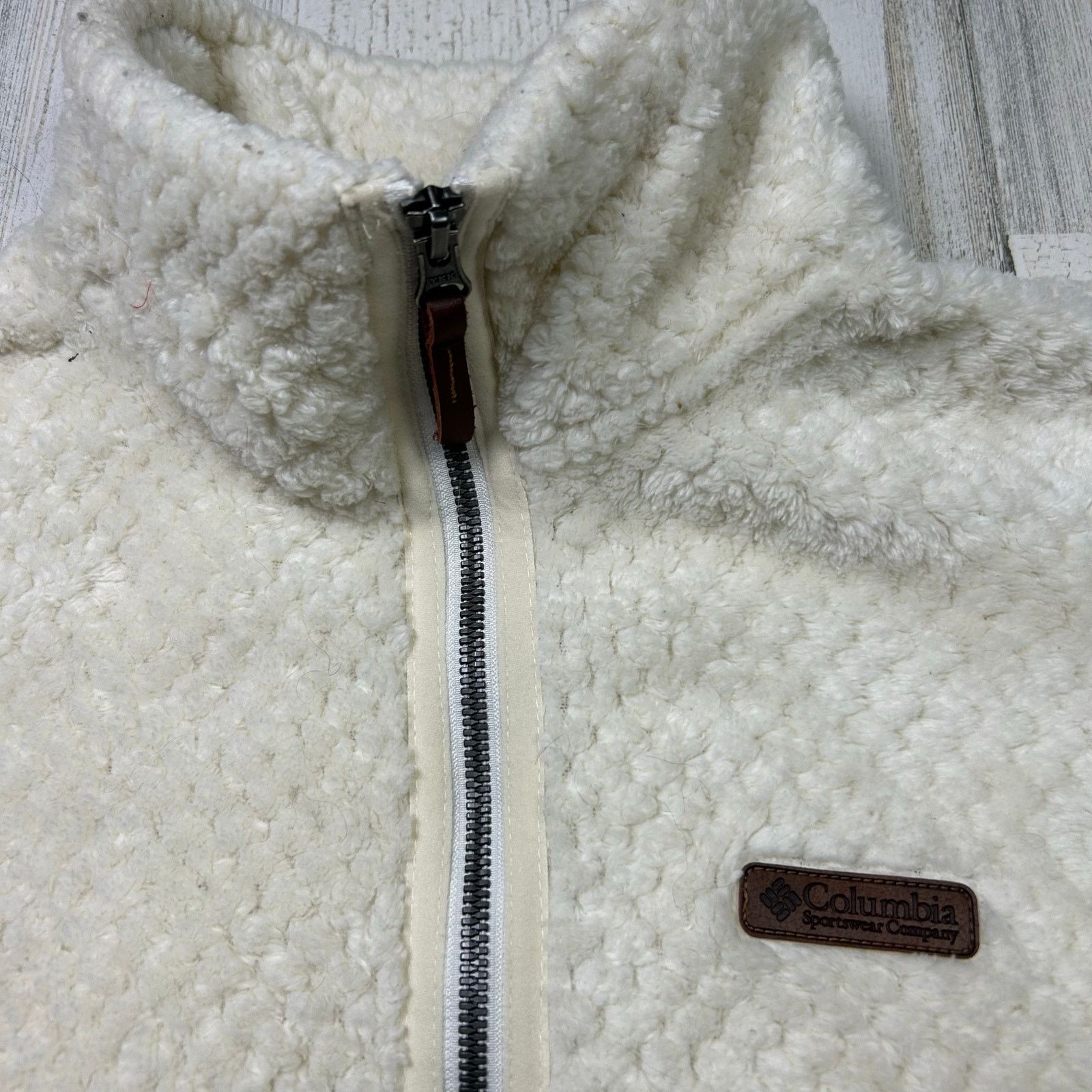 Columbia Columbia Women's Fireside II Sherpa Full Zip Fleece Jacket Size M / US 6-8 / IT 42-44 - 3 Thumbnail