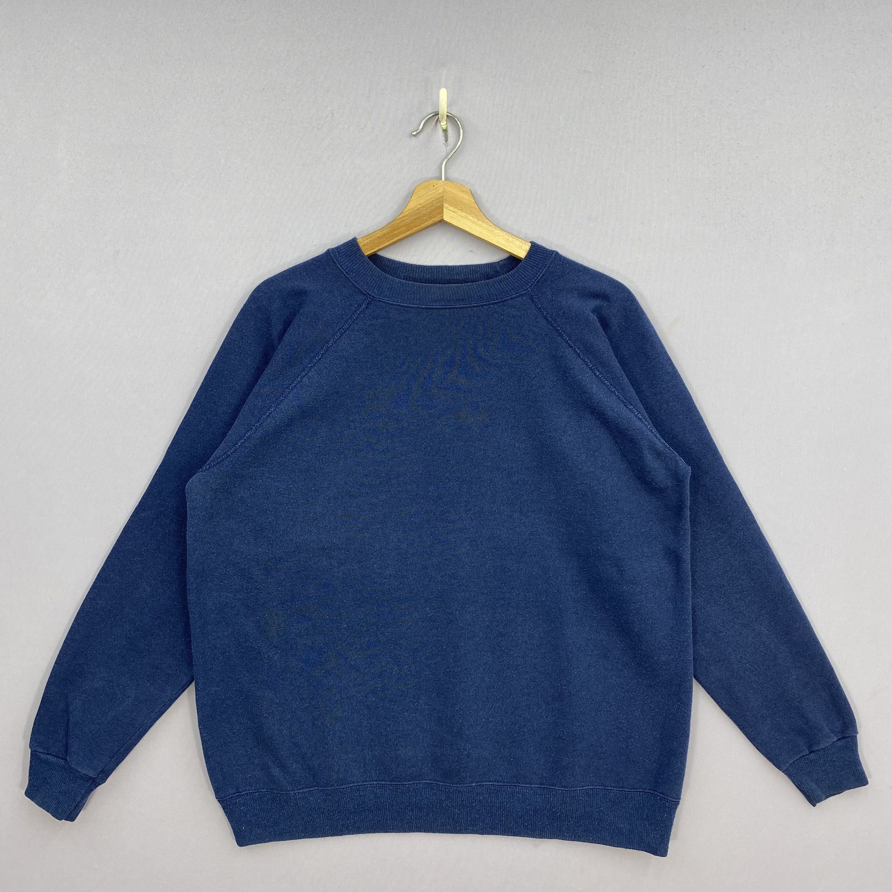 Vintage Vintage 90s Hanes Pullover Sweater Crewneck Raglan Jumper Size US M / EU 48-50 / 2 - 2 Thumbnail