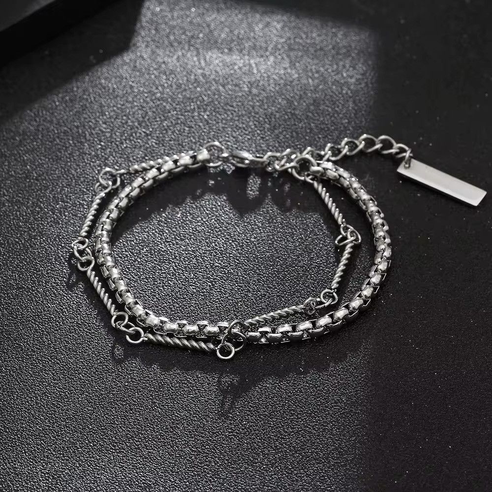 Jewelry × Vintage Trend Double Layer Bracelet Size ONE SIZE - 2 Thumbnail
