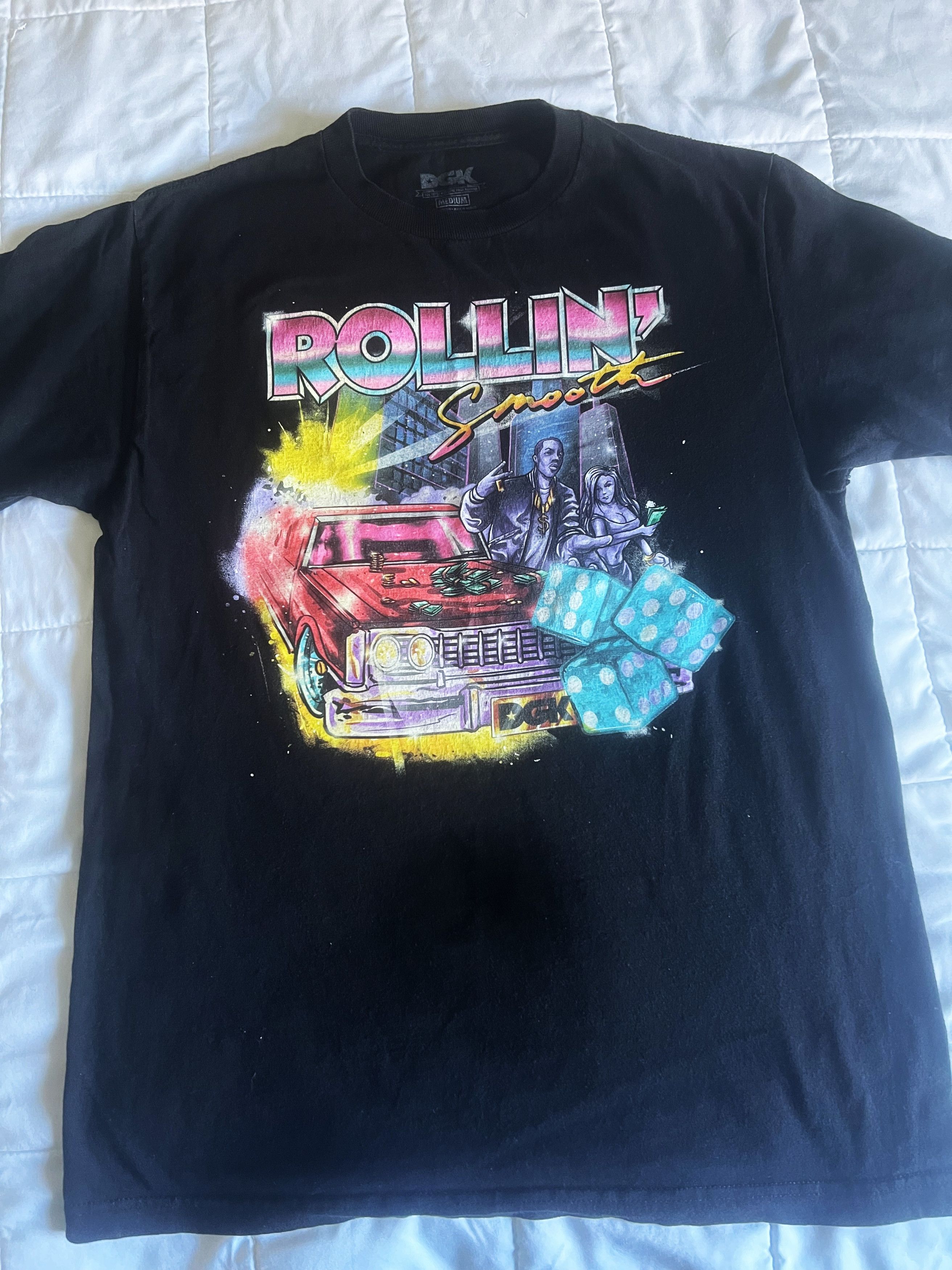 DGK DGK “Rollin’ Smooth” Graphic Tee Black (M) Size US M / EU 48-50 / 2 - 1 Thumbnail
