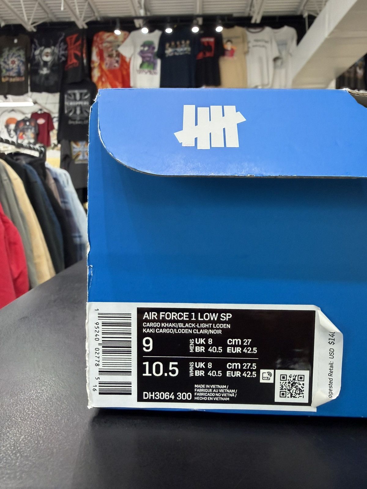Nike × Undefeated Air Force 1 Low Undefeated Ballistic Size 9 (2021) Size US 9 / EU 42 - 12 Thumbnail