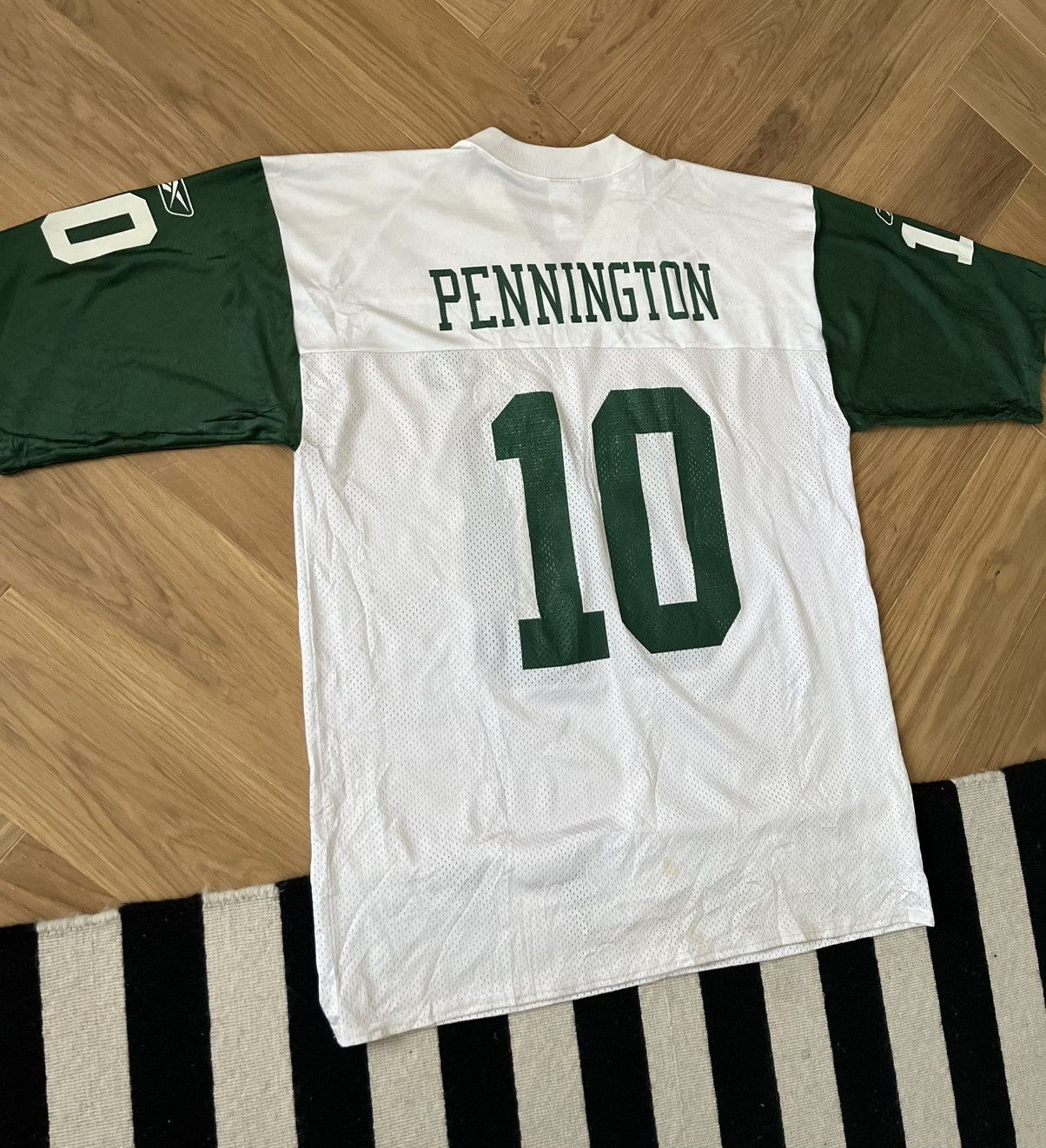 Reebok New York Jets #10 Chad Pennington Reebok On-Field Jersey Size US L / EU 52-54 / 3 - 8 Thumbnail