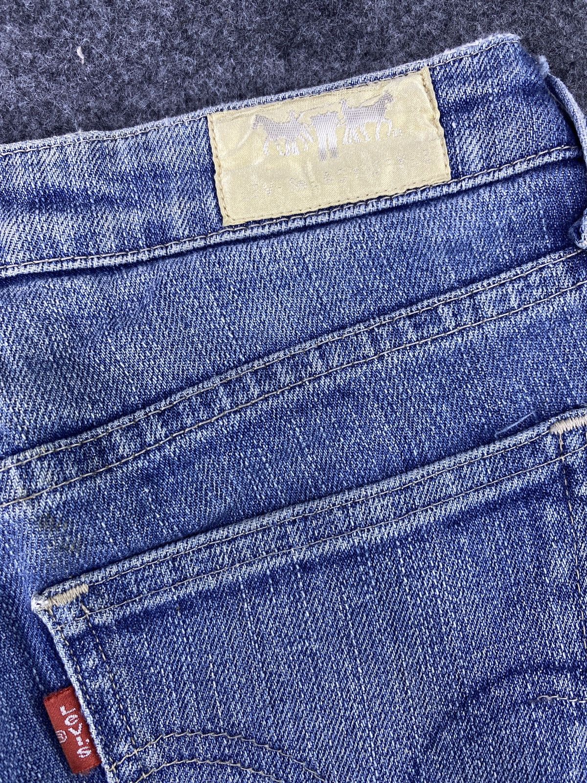 Levi's Vintage Levis Perfect Body Flare Blue Wash Jeans - J1024 Size 25" / US 0 / IT 36 - 12 Thumbnail