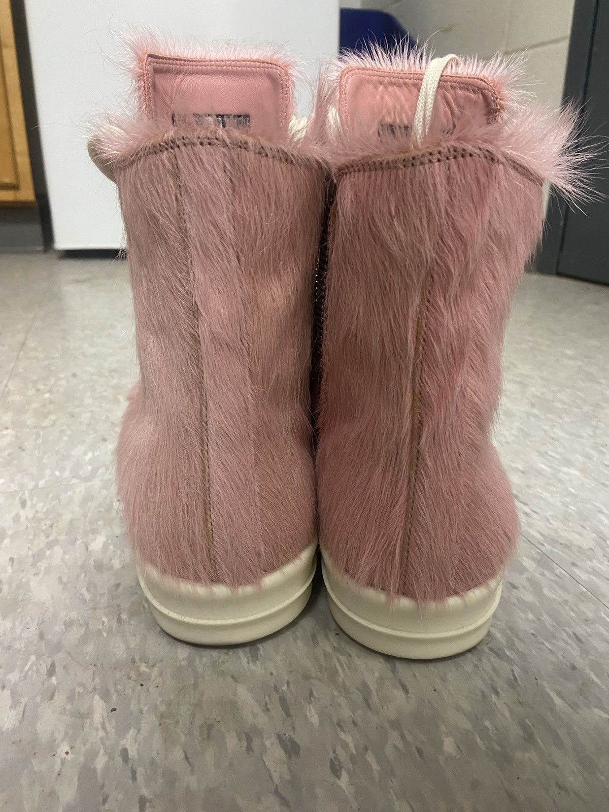 Rick Owens Rick Owens High Top Ramones Pink Pony Hair Size US 10 / EU 43 - 4 Thumbnail