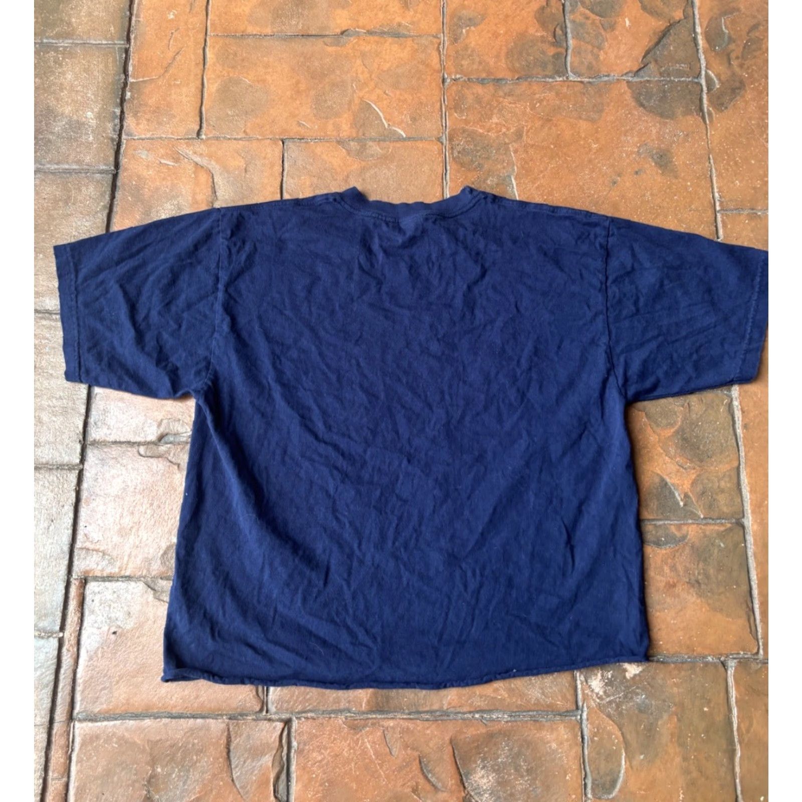Vintage VINTAGE 90s Dolphins Nature Animal Earth Ocean T-Shirt XL Cropped Graphic Gi Blue Unisex Adults Short Sleeve Round Neck Canvas Cotton Size US XL / EU 56 / 4 - 3 Thumbnail