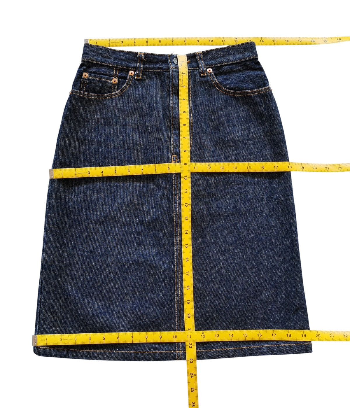 Levi's Vintage Levis Denim Skirt Size 27" / US 4 / IT 40 - 8 Thumbnail