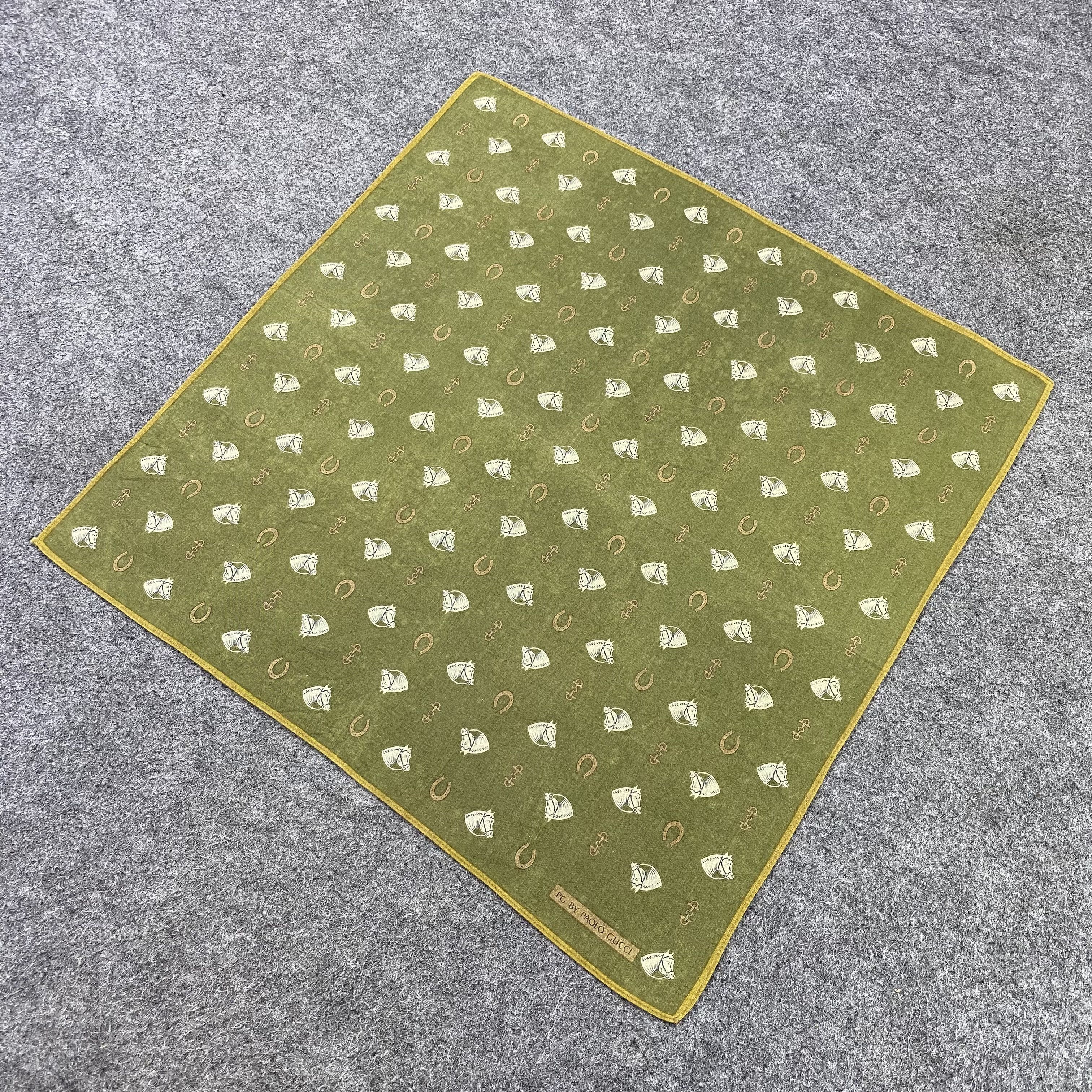 Paolo Gucci Paolo Gucci Handkerchief / Bandana / Neckerchief-B1519 Size ONE SIZE - 4 Thumbnail