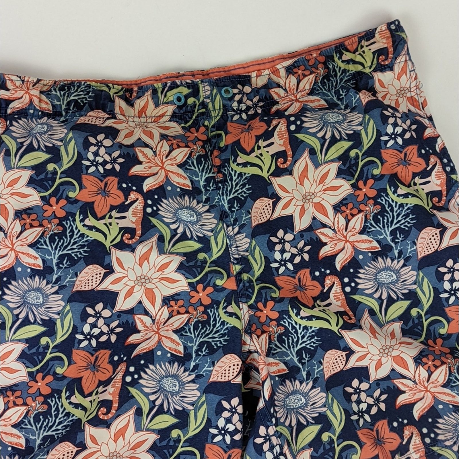 Nautica Nautica Hibiscus Men's Board Shorts Size US 32 / EU 48 - 2 Thumbnail