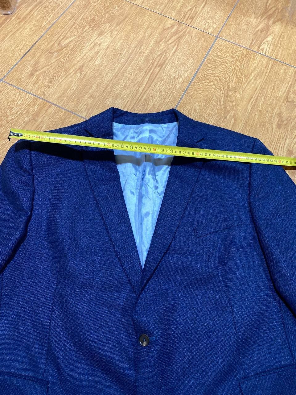 Loro Piana Tom Rusborg Ing Loro Piana Men’s Navy Blue Blazer Jacket Size 52S - 13 Thumbnail