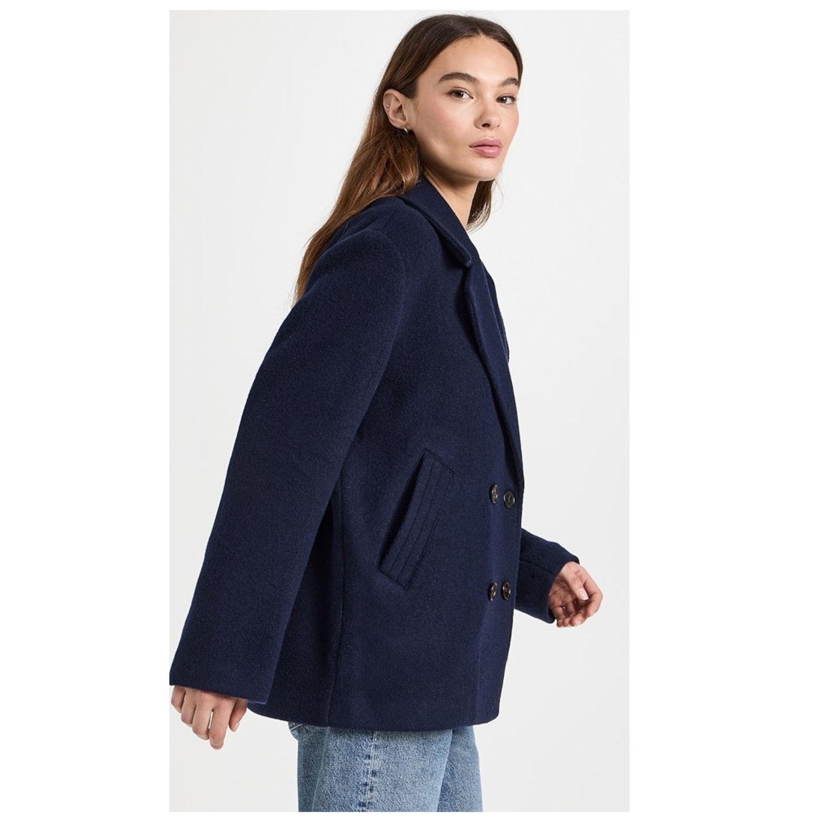 Faherty Faherty Atlantic Knit Peacoat in Navy Size XS Size XS / US 0-2 / IT 36-38 - 3 Thumbnail
