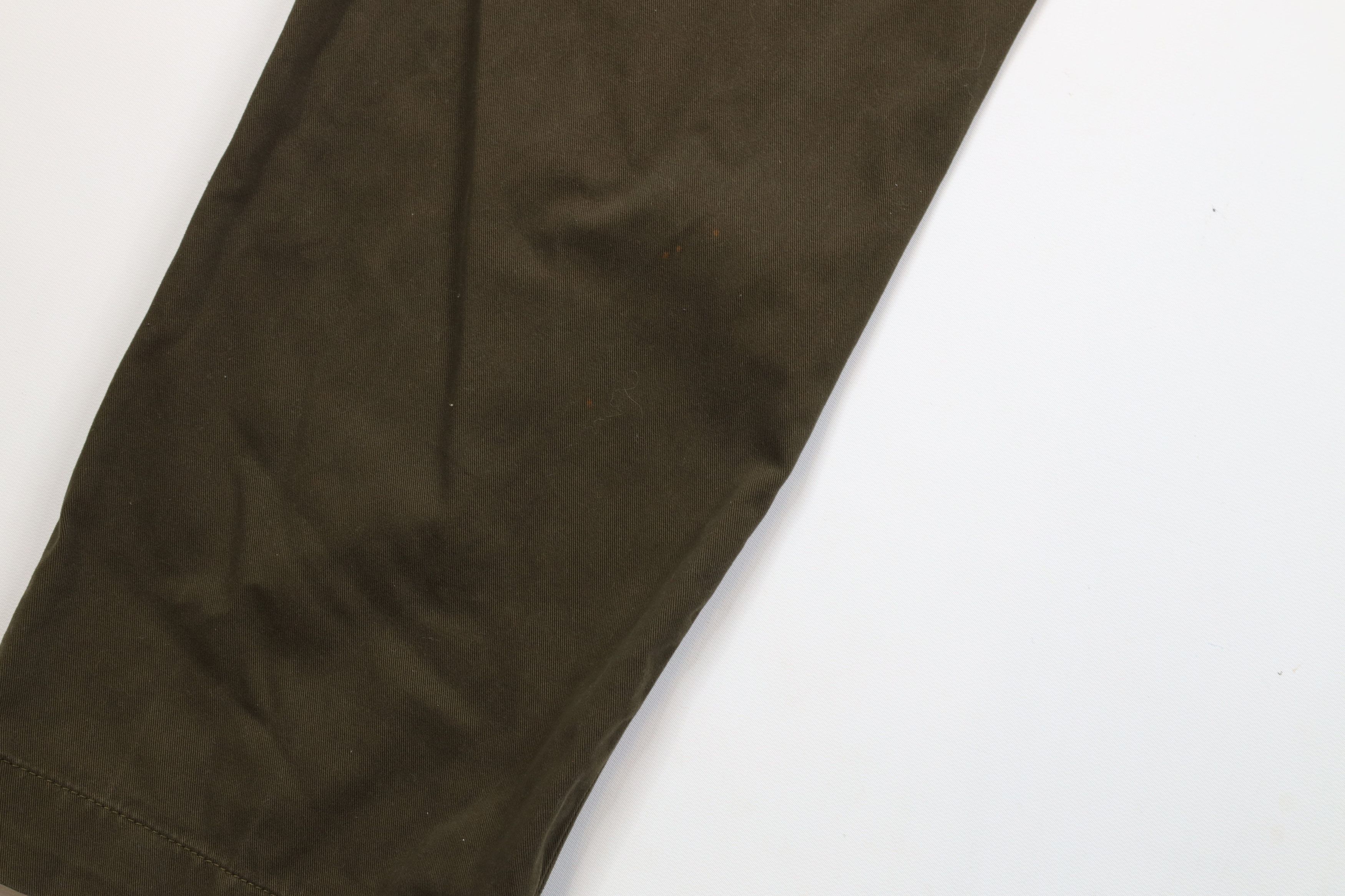 Ralph Lauren × Vintage Vintage 90s Ralph Lauren Leg Chino Pants Olive Green Cotton Size US 38 / EU 54 - 12 Thumbnail