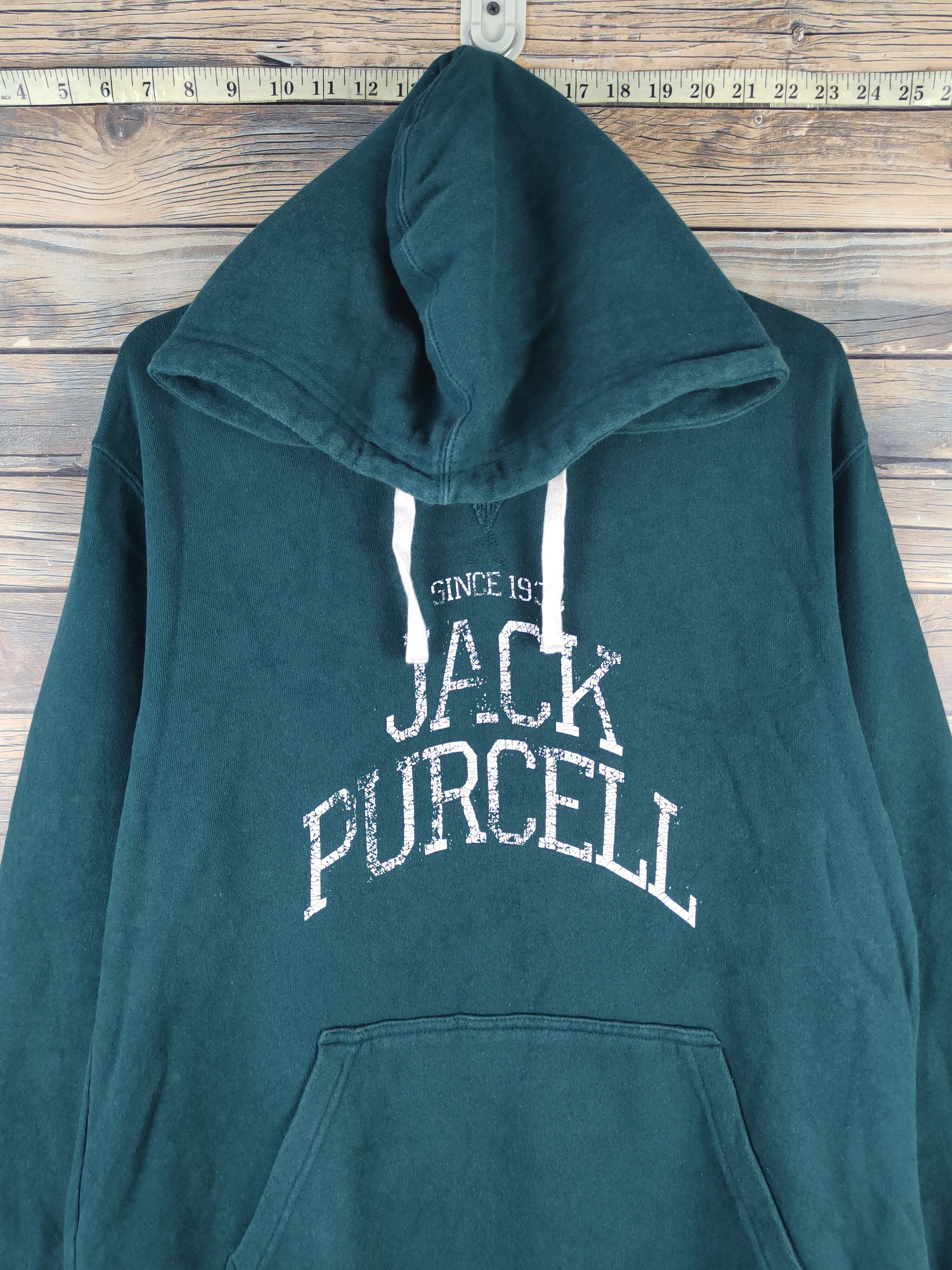 Converse DL Converse Jack Purcell Dark Green Hoodie Sweatshirts #2731 Size US L / EU 52-54 / 3 - 2 Thumbnail