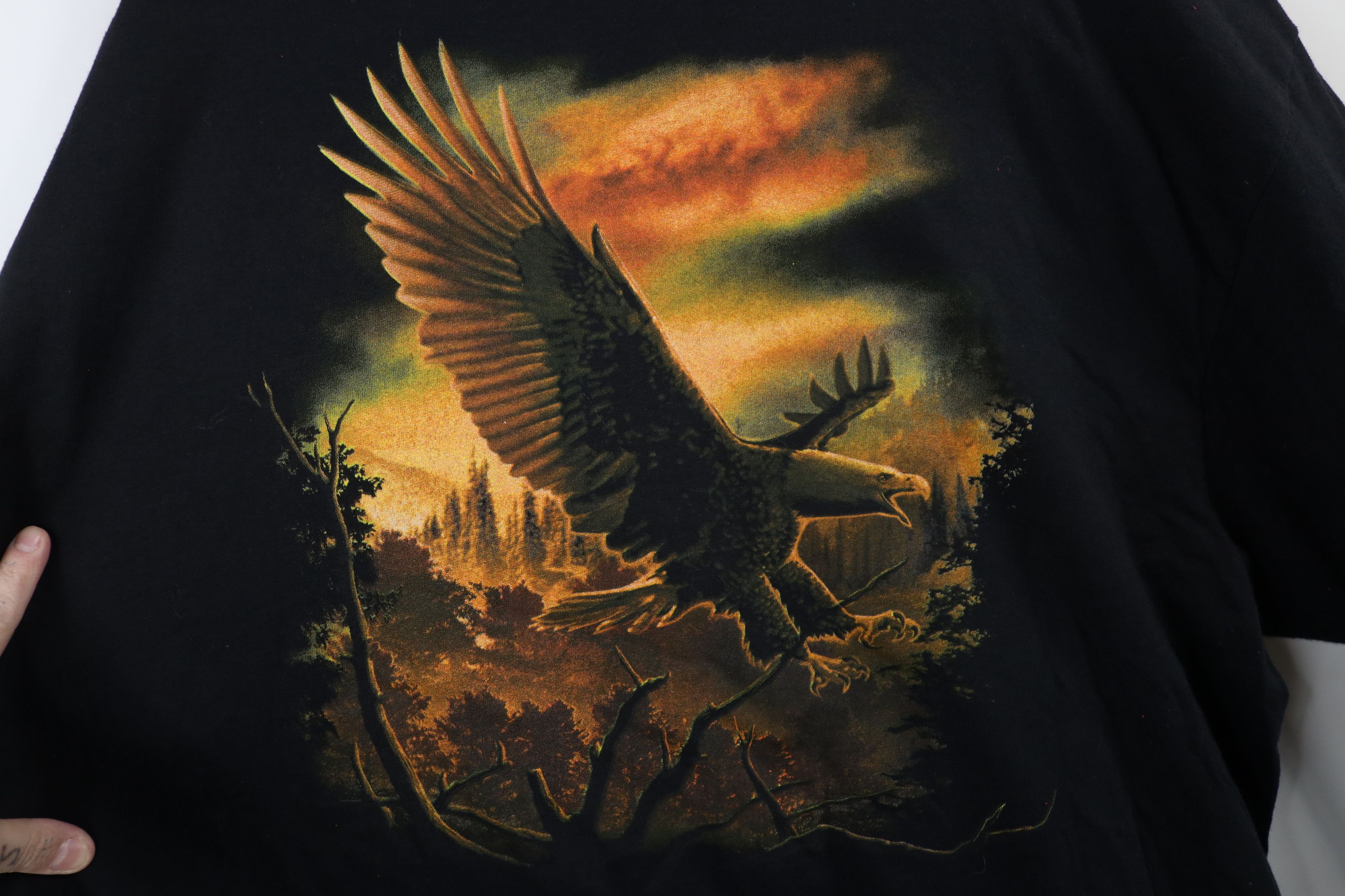 Vintage Vintage 90s Streetwear Eagle Mountains Long Sleeve T-Shirt Size US XXL / EU 58 / 5 - 4 Thumbnail