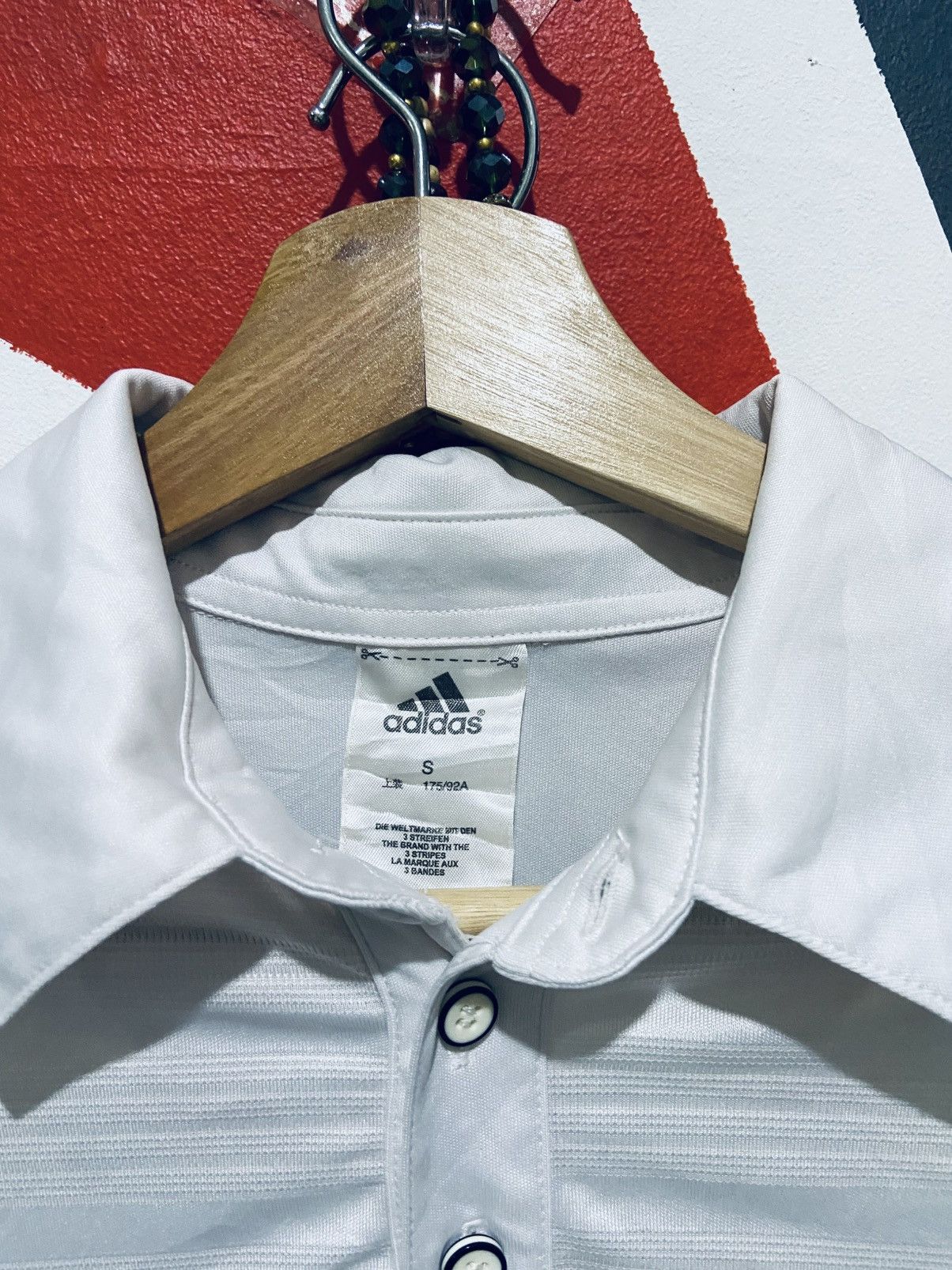 Adidas Vintage Adidas Polo tee Size US S / EU 44-46 / 1 - 4 Thumbnail