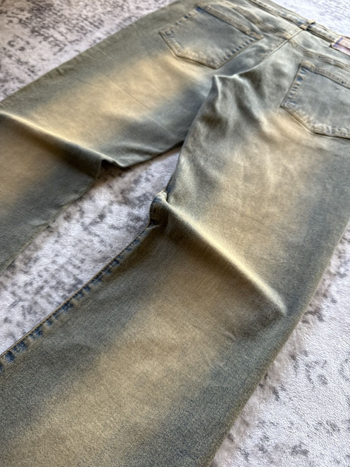 Diesel 2000s Diesel Mud Wash Flared Jeans Rare Size US 27 - 12 Thumbnail